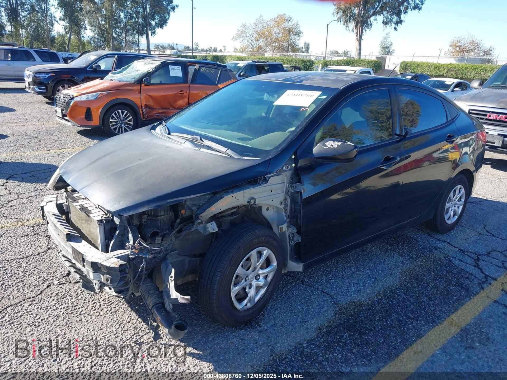 2013 HYUNDAI ACCENT - VIN: KMHCT4AE3DU372898 - Фото 2