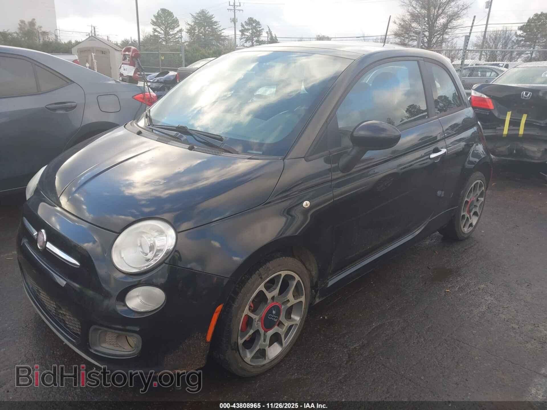 2012 FIAT 500 - VIN: 3C3CFFBR6CT363702 - Фото 2