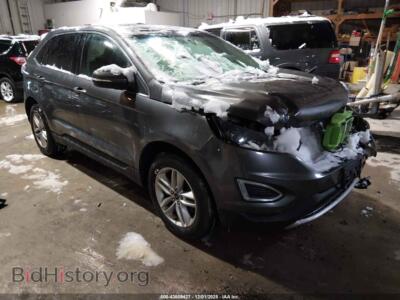 2018 Ford EDGE SEL, серый — VIN 2FMPK4J93JBB81555, IAAI