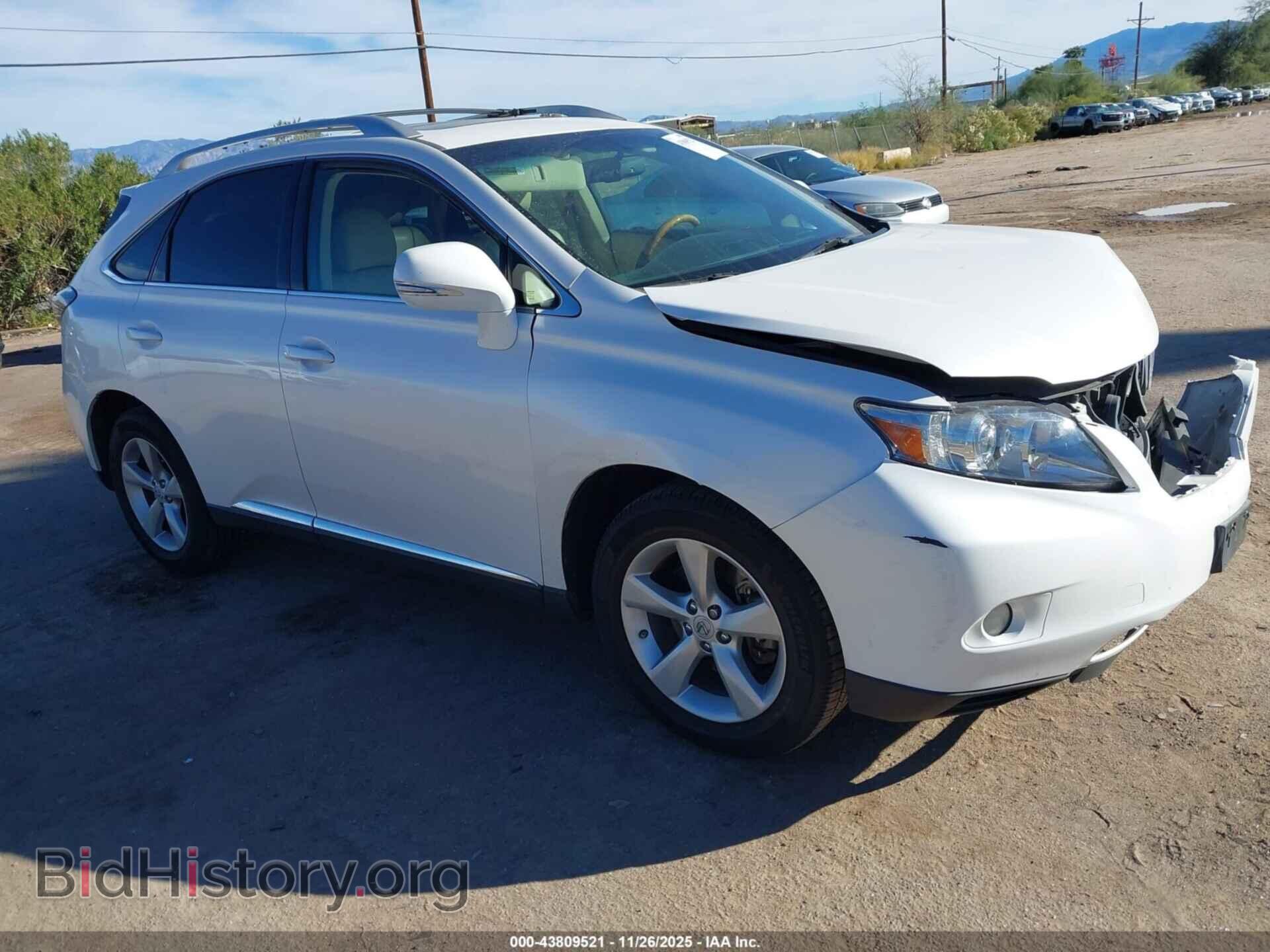 Фотография 2T2ZK1BA3CC069686 - LEXUS RX 350 2012