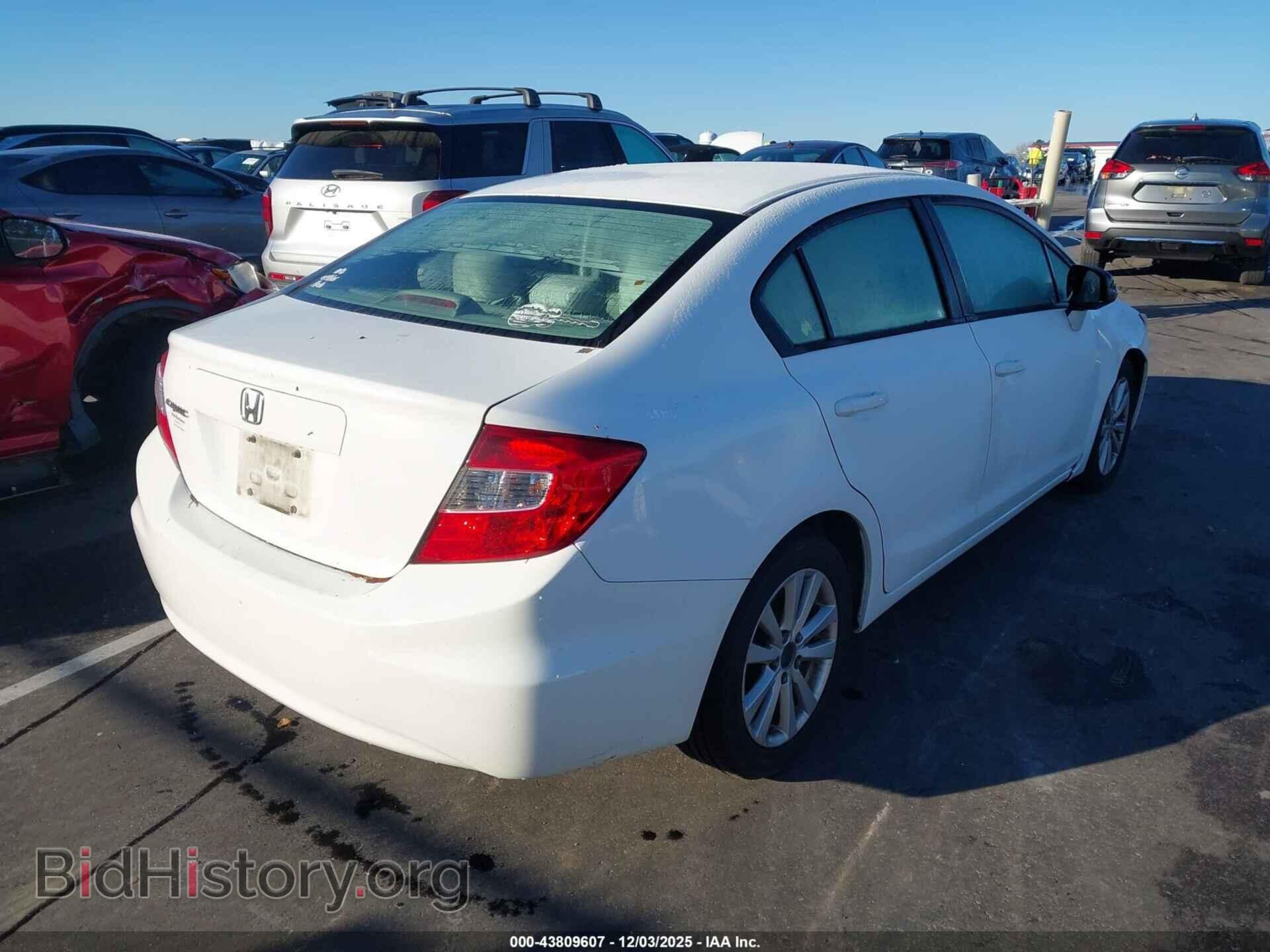 2012 HONDA CIVIC - VIN: 19XFB2F82CE101503 - Фото 4