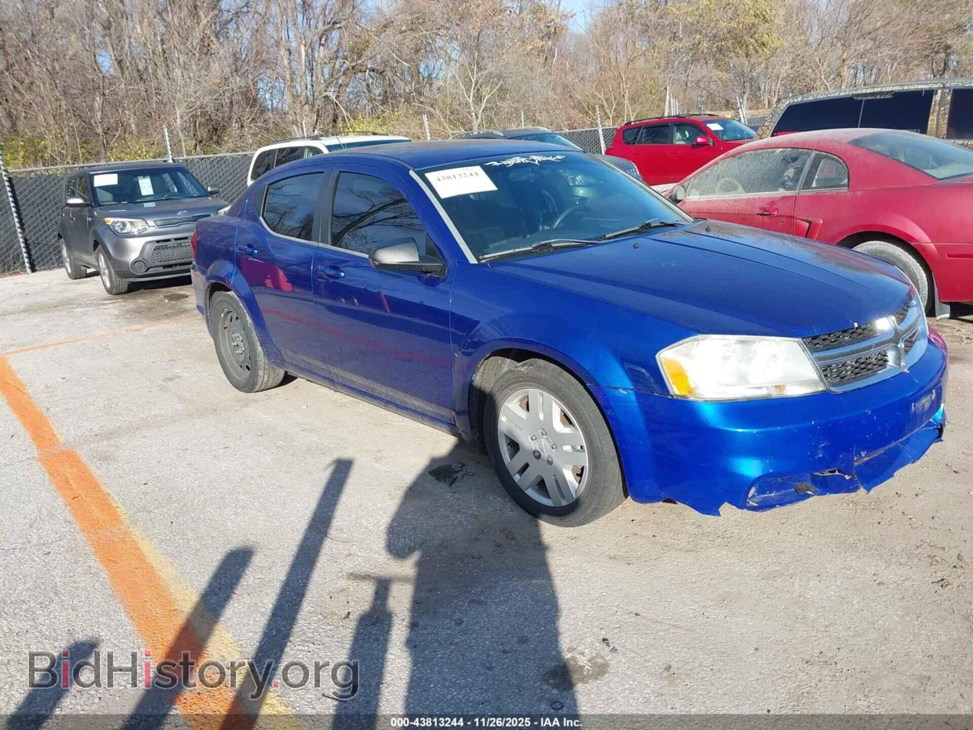 Photo 1C3CDZAB4DN581263 - DODGE AVENGER 2013
