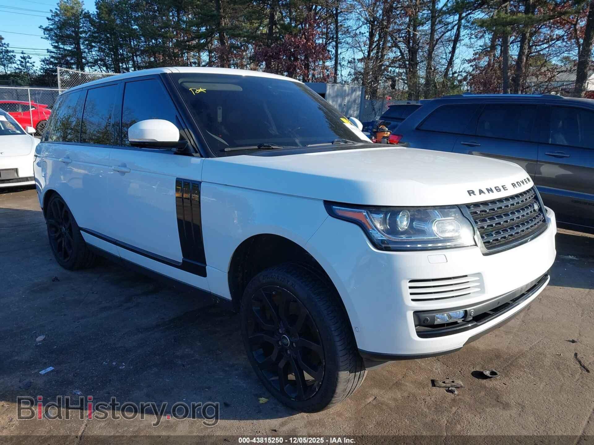Фотография SALGS2VF6FA206422 - LAND ROVER RANGE ROVER 2015