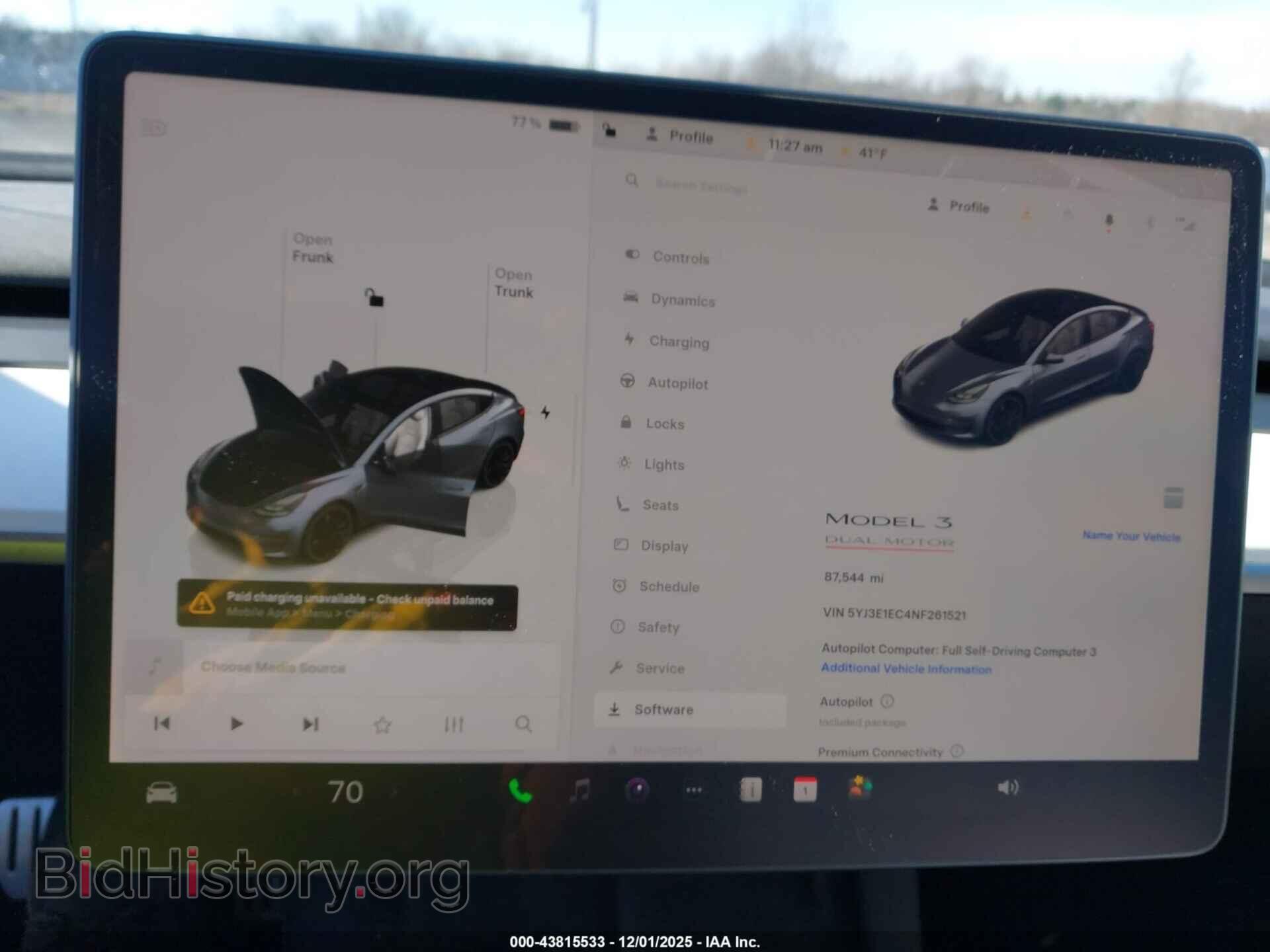 2022 TESLA MODEL 3 - VIN: 5YJ3E1EC4NF261521 - Фото 7
