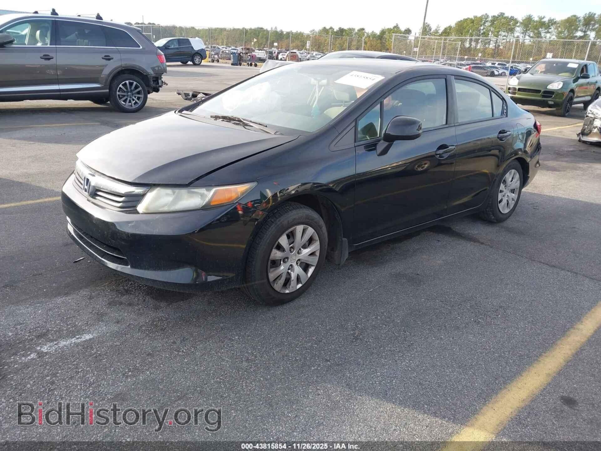 2012 HONDA CIVIC - VIN: 19XFB2F56CE107259 - Фото 2