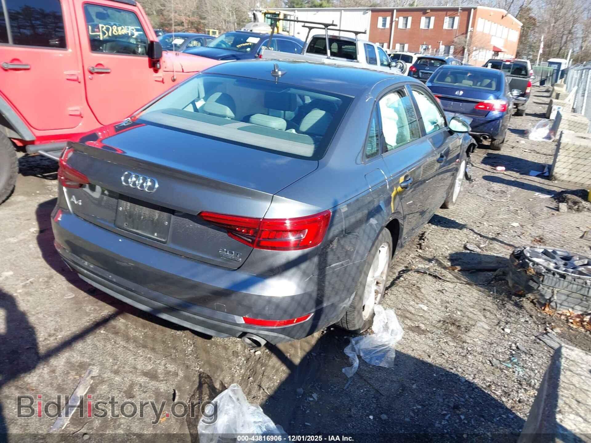 2017 AUDI A4 - VIN: WAUANAF46HN062195 - Фото 4