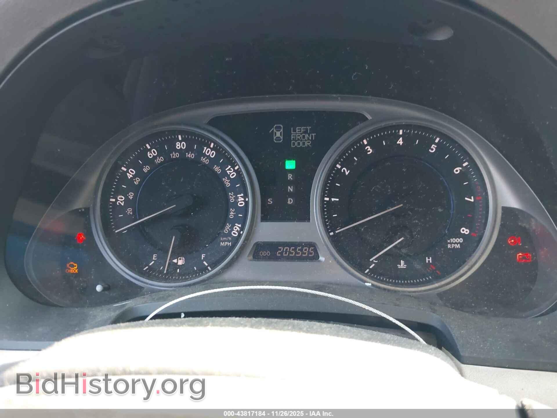 2010 LEXUS IS 250 - VIN: JTHCF5C25A5043967 - Photo 7