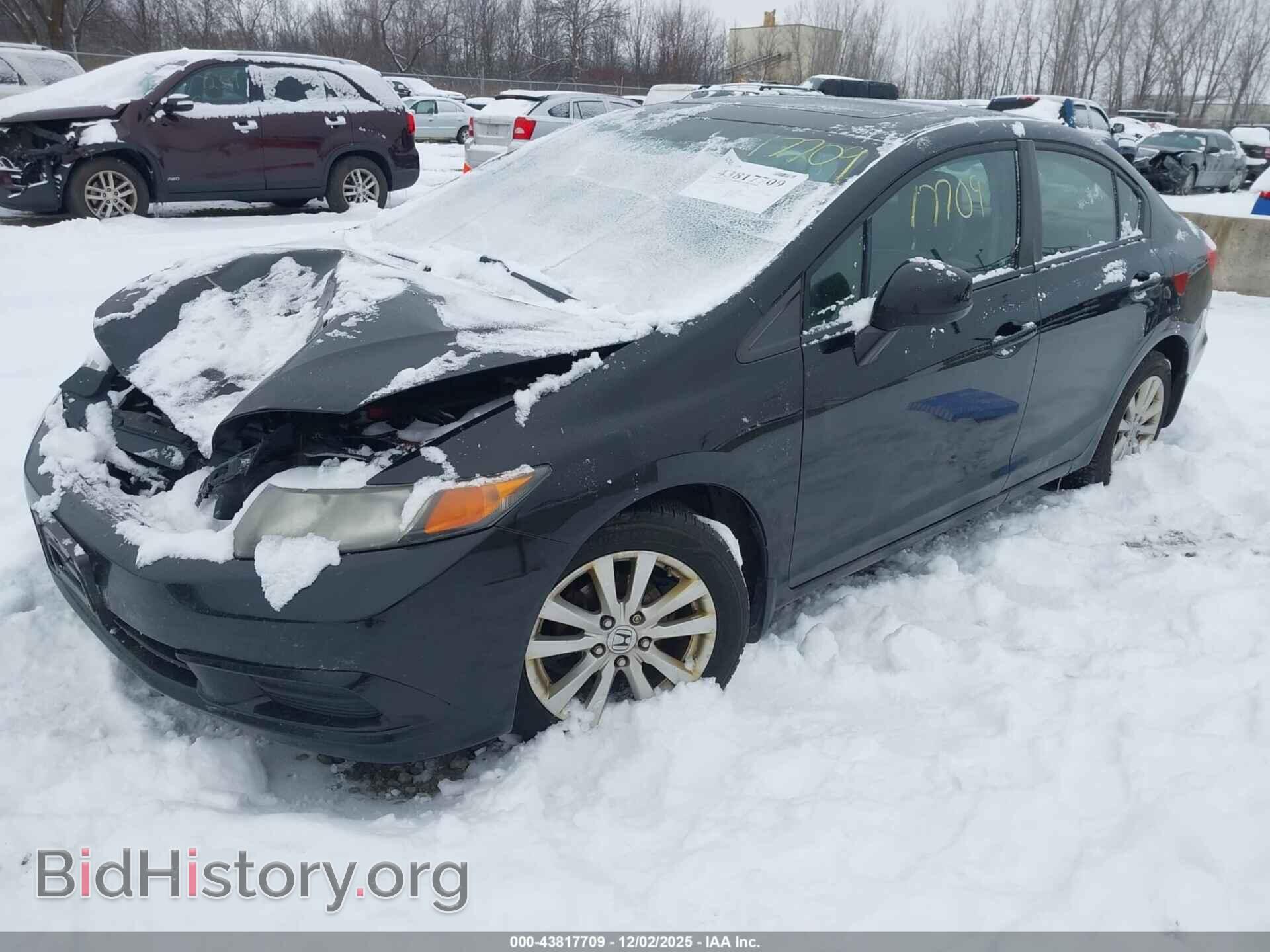 2012 HONDA CIVIC - VIN: 19XFB2F85CE008409 - Фото 2