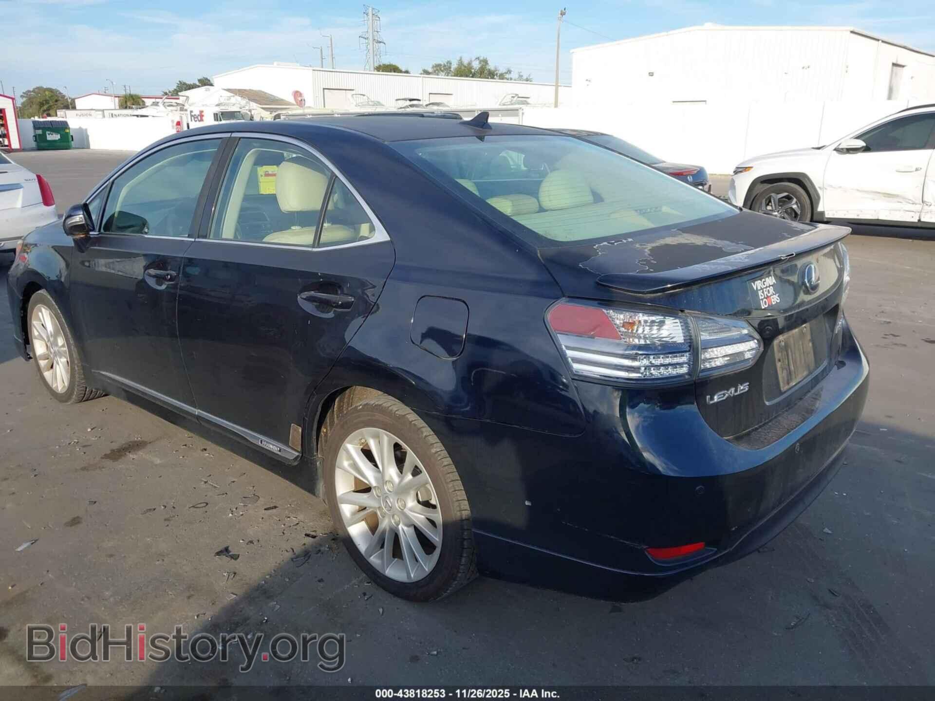 2010 LEXUS HS 250H - VIN: JTHBB1BA2A2010127 - Фото 3