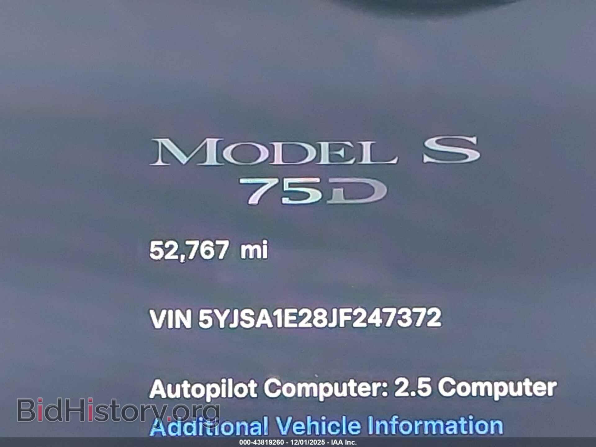2018 TESLA MODEL S - VIN: 5YJSA1E28JF247372 - Photo 15