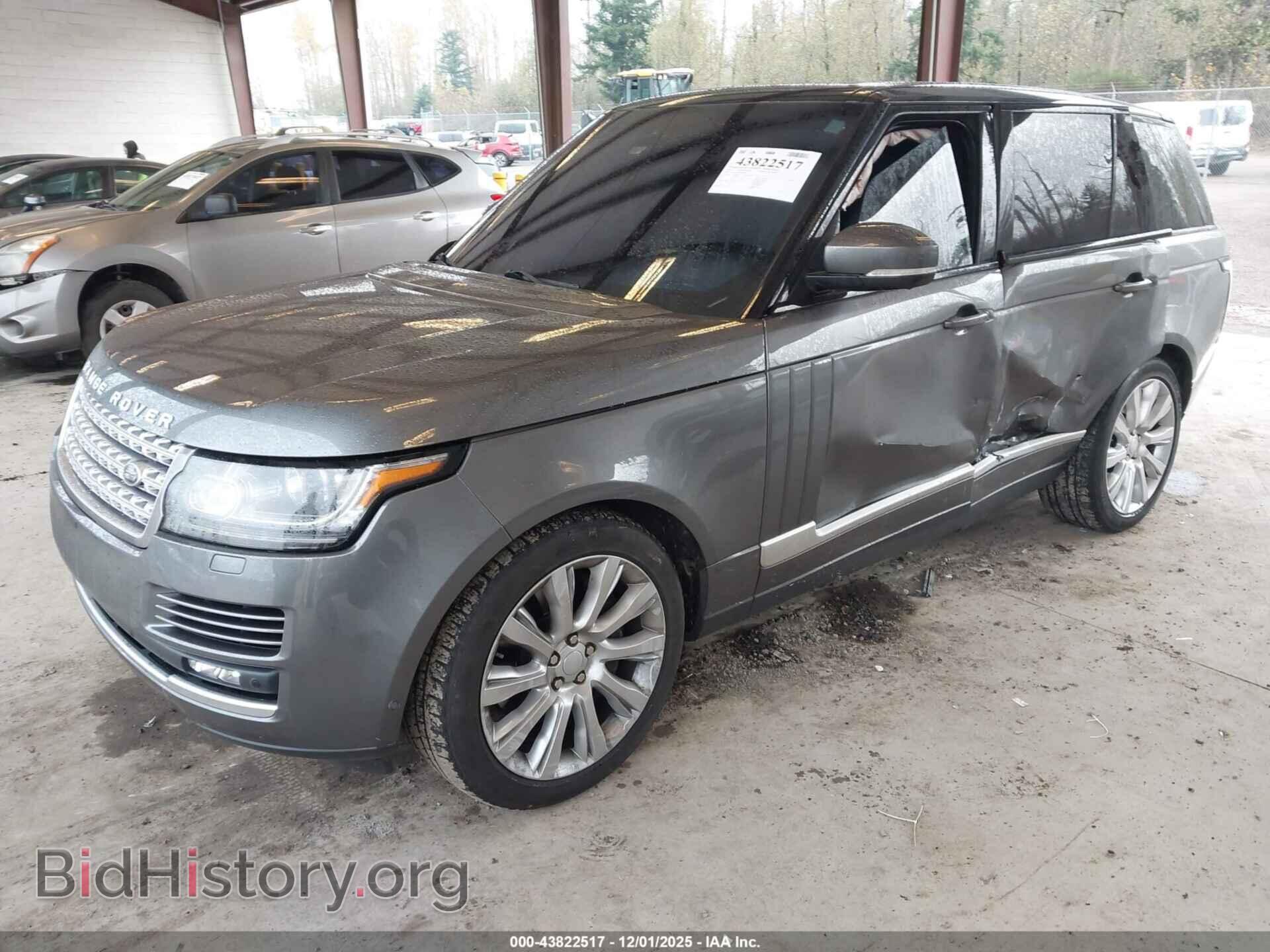 2016 LAND ROVER RANGE ROVER - VIN: SALGS2EF0GA317517 - Фото 2
