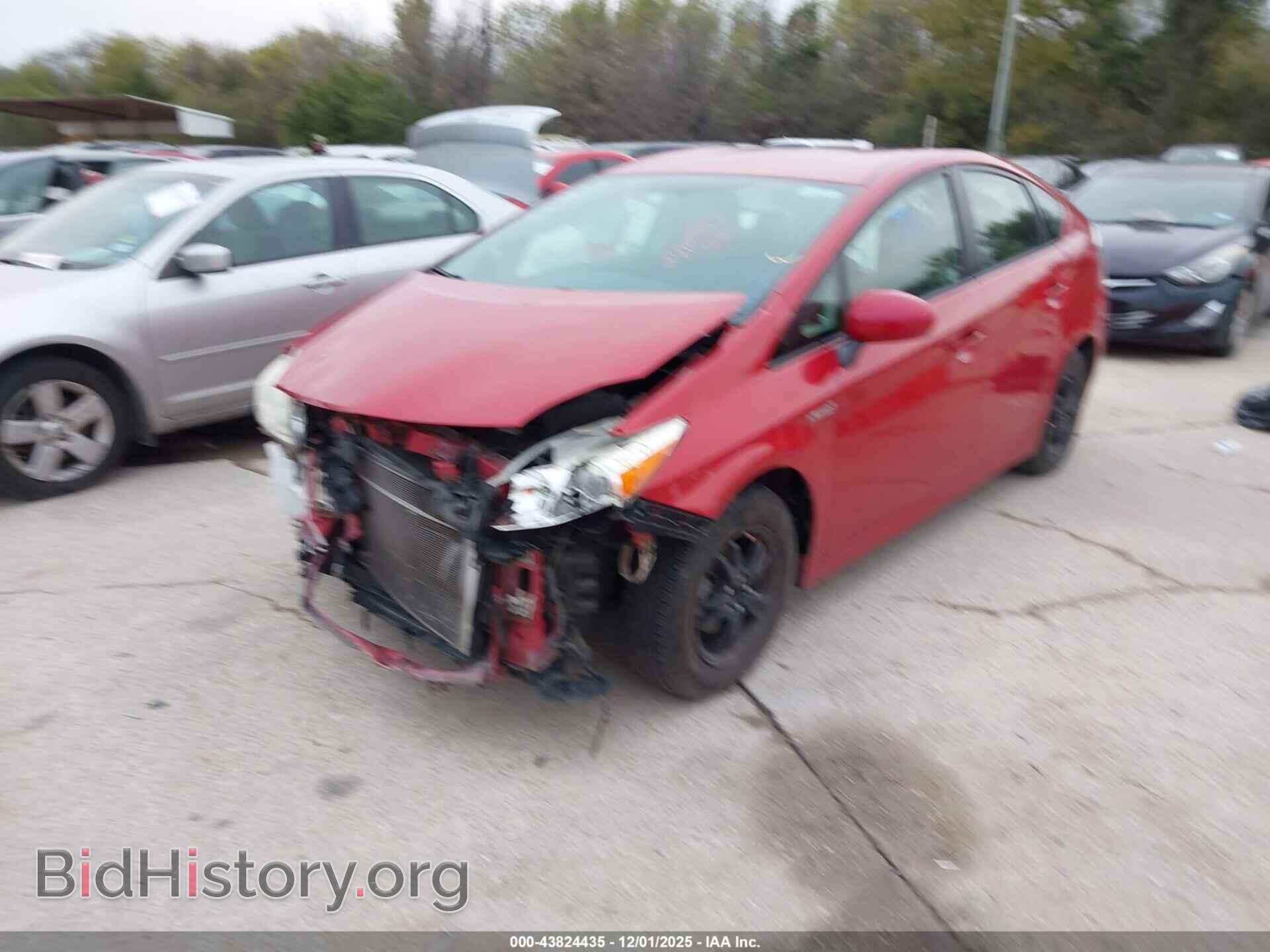 2014 TOYOTA PRIUS - VIN: JTDKN3DU2E1768203 - Фото 2