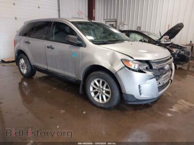 2013 Ford EDGE SE, silver — VIN 2FMDK3GC6DBC10910, IAAI