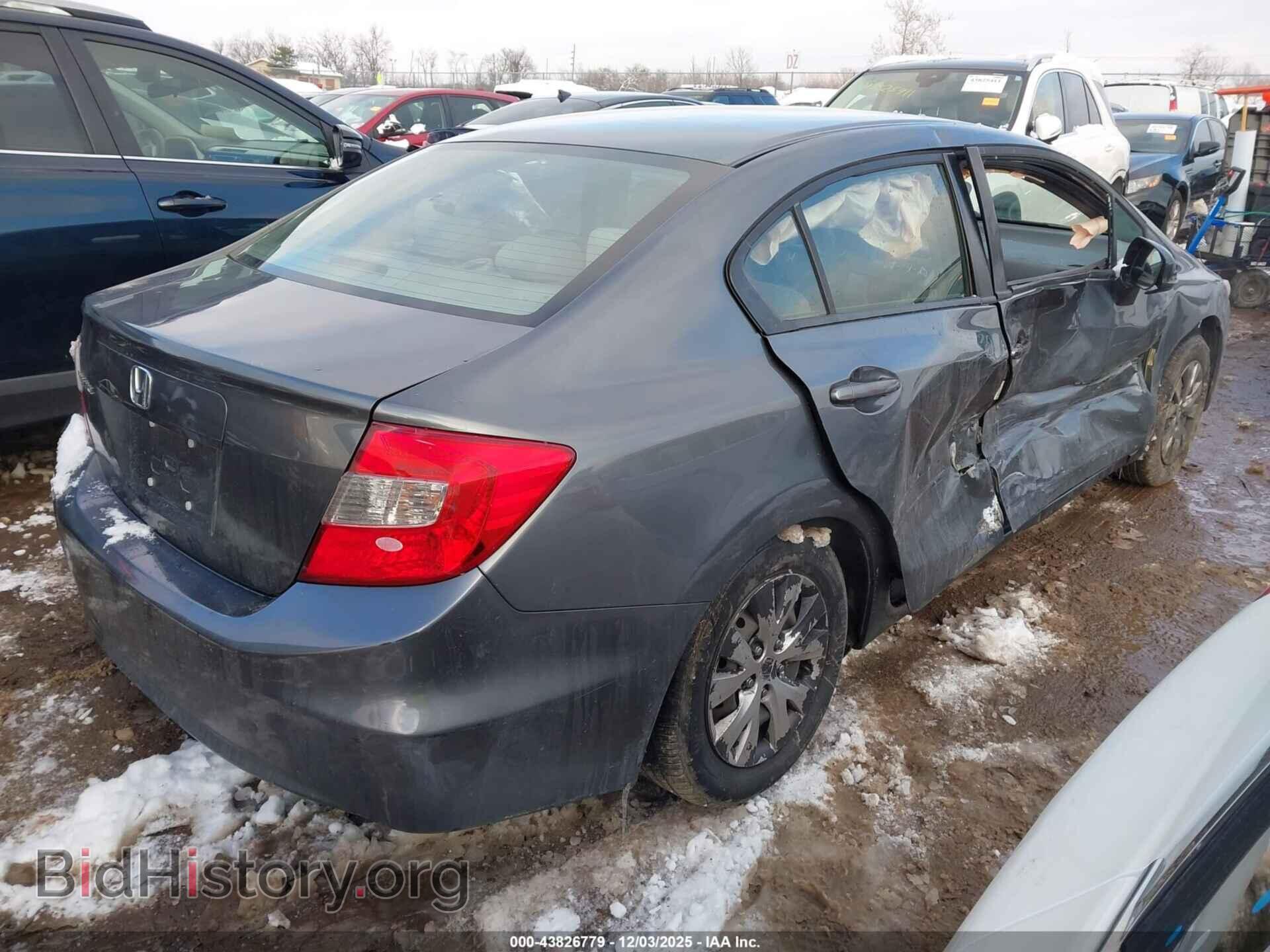 2012 HONDA CIVIC - VIN: 19XFB2F53CE000783 - Фото 4