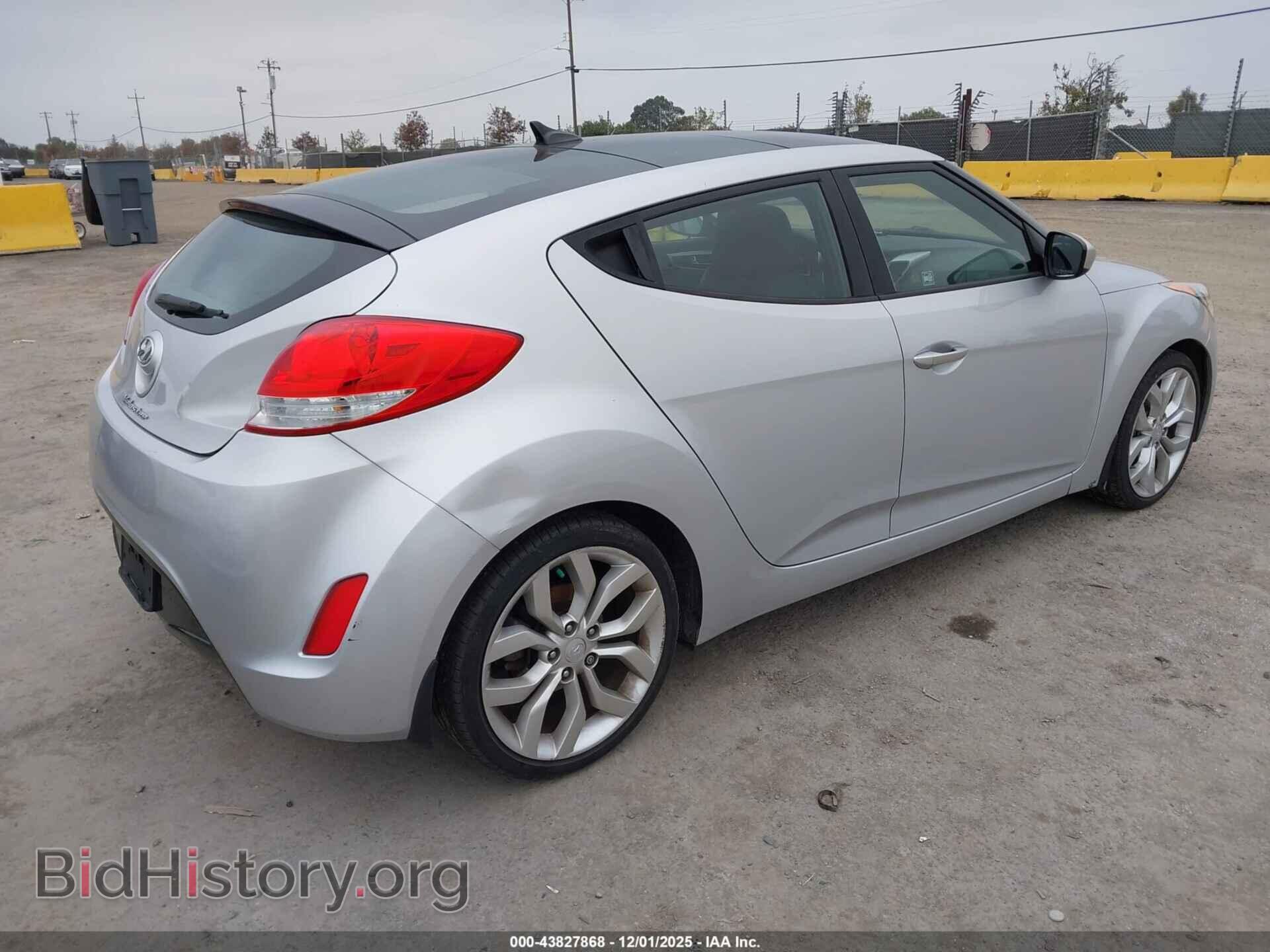 2012 HYUNDAI VELOSTER - VIN: KMHTC6AD4CU079447 - Фото 4