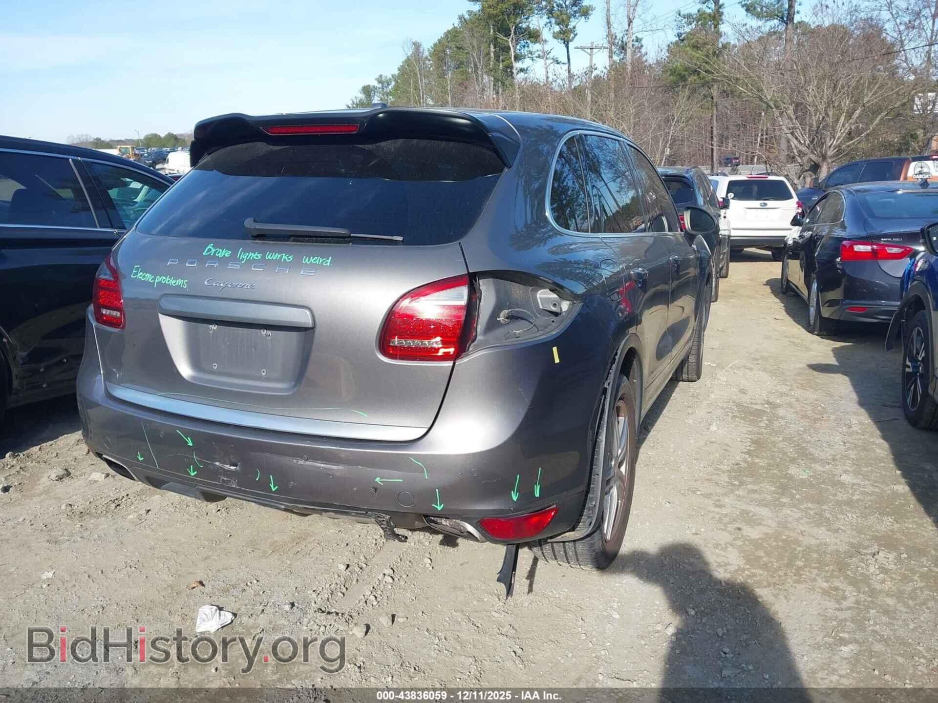 2012 PORSCHE CAYENNE - VIN: WP1AA2A27CLA02407 - Фото 4