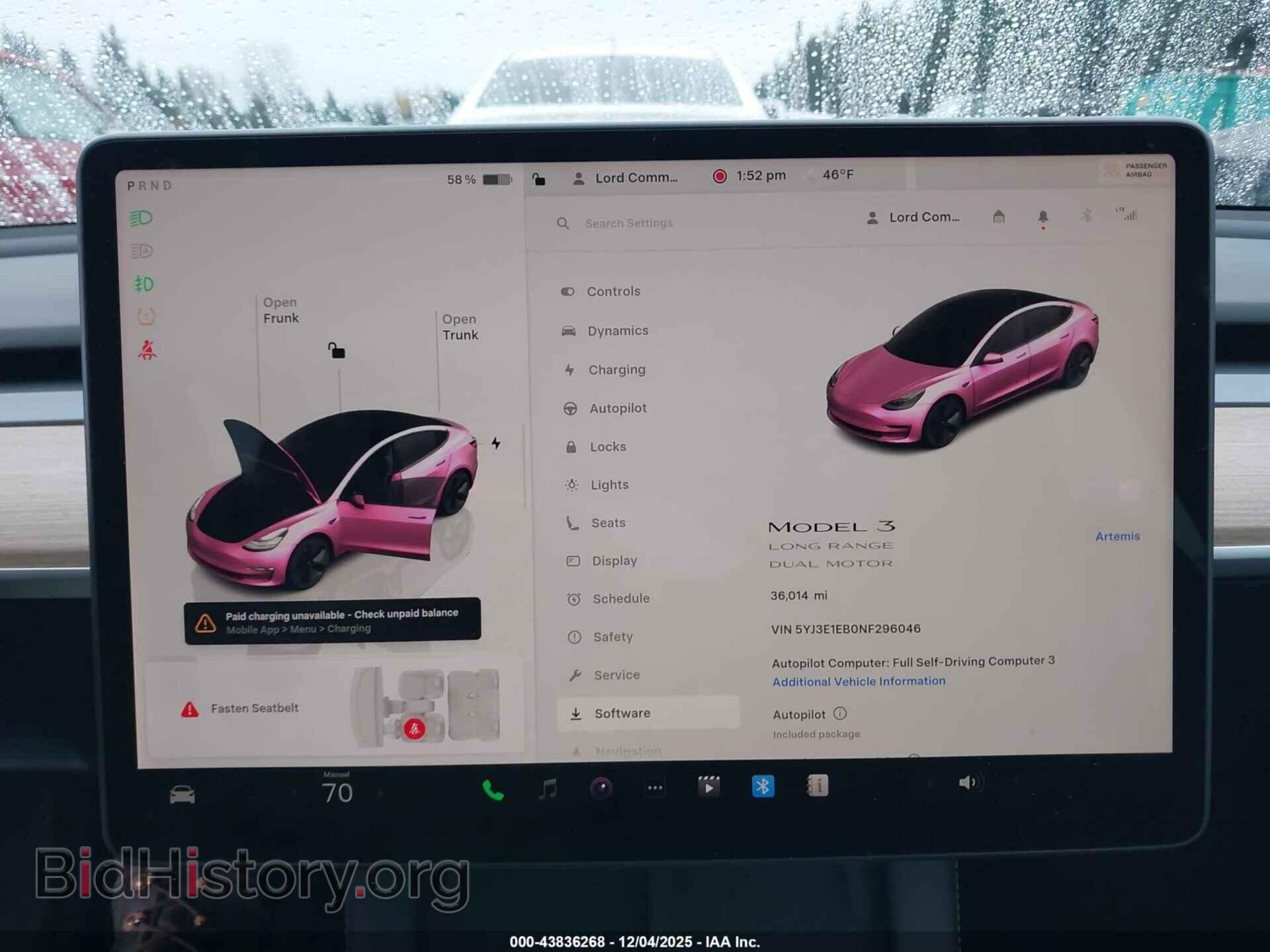 2022 TESLA MODEL 3 - VIN: 5YJ3E1EB0NF296046 - Фото 18