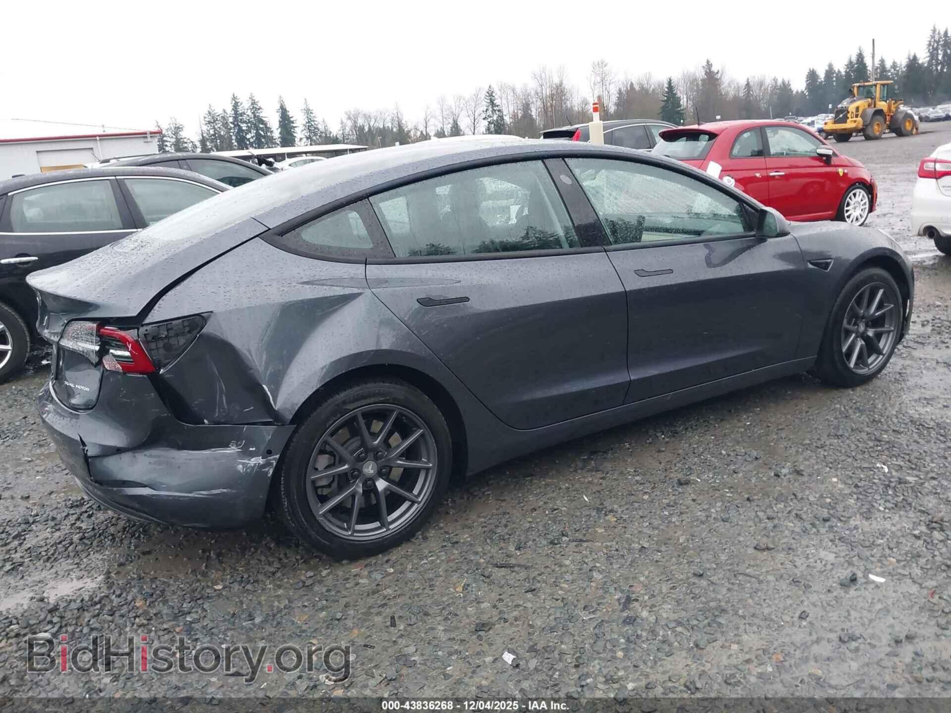 2022 TESLA MODEL 3 - VIN: 5YJ3E1EB0NF296046 - Фото 4