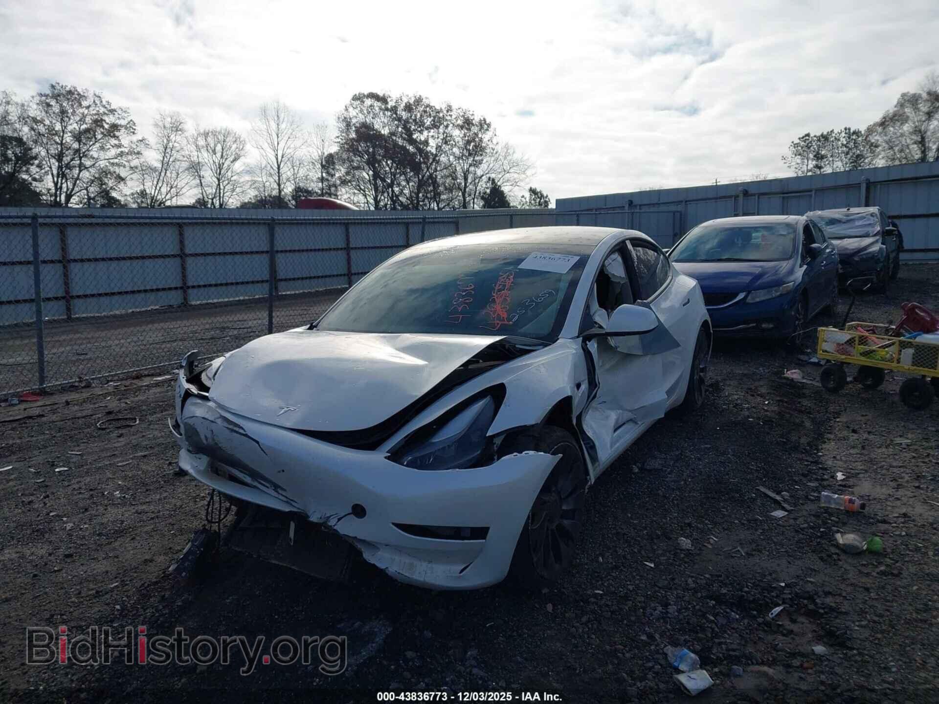 2023 TESLA MODEL 3 - VIN: 5YJ3E1EC0PF492452 - Фото 2