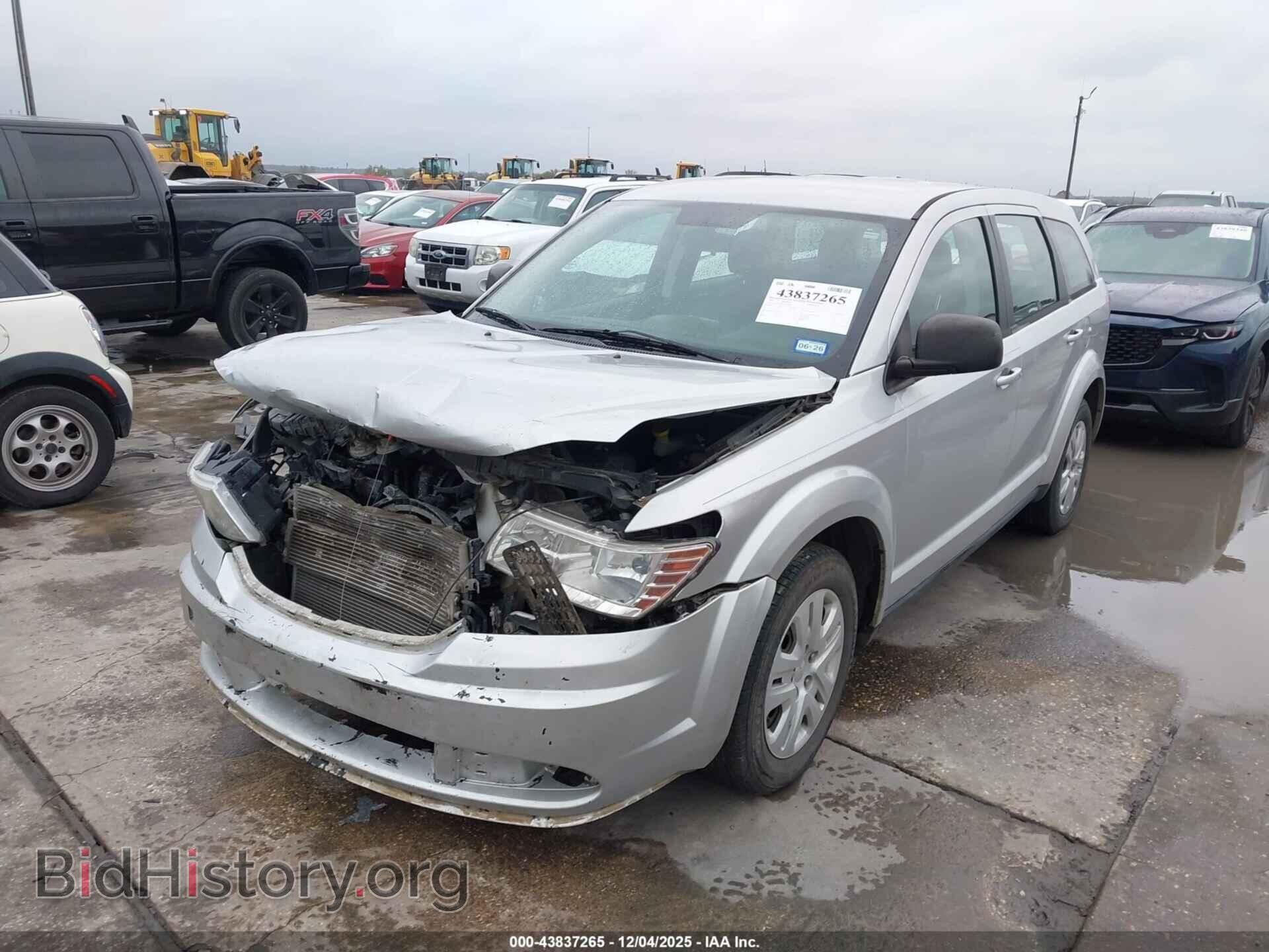2014 DODGE JOURNEY - VIN: 3C4PDCAB3ET217802 - Фото 2