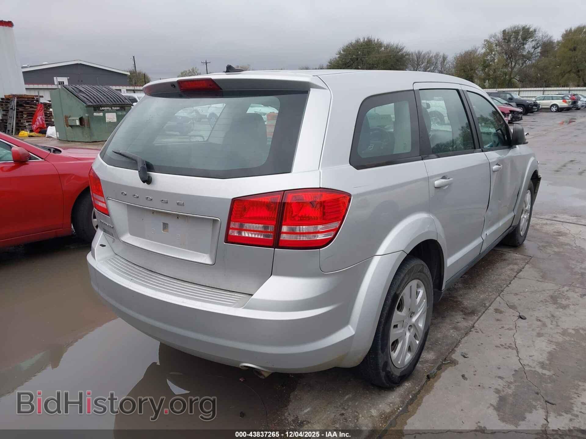 2014 DODGE JOURNEY - VIN: 3C4PDCAB3ET217802 - Фото 4