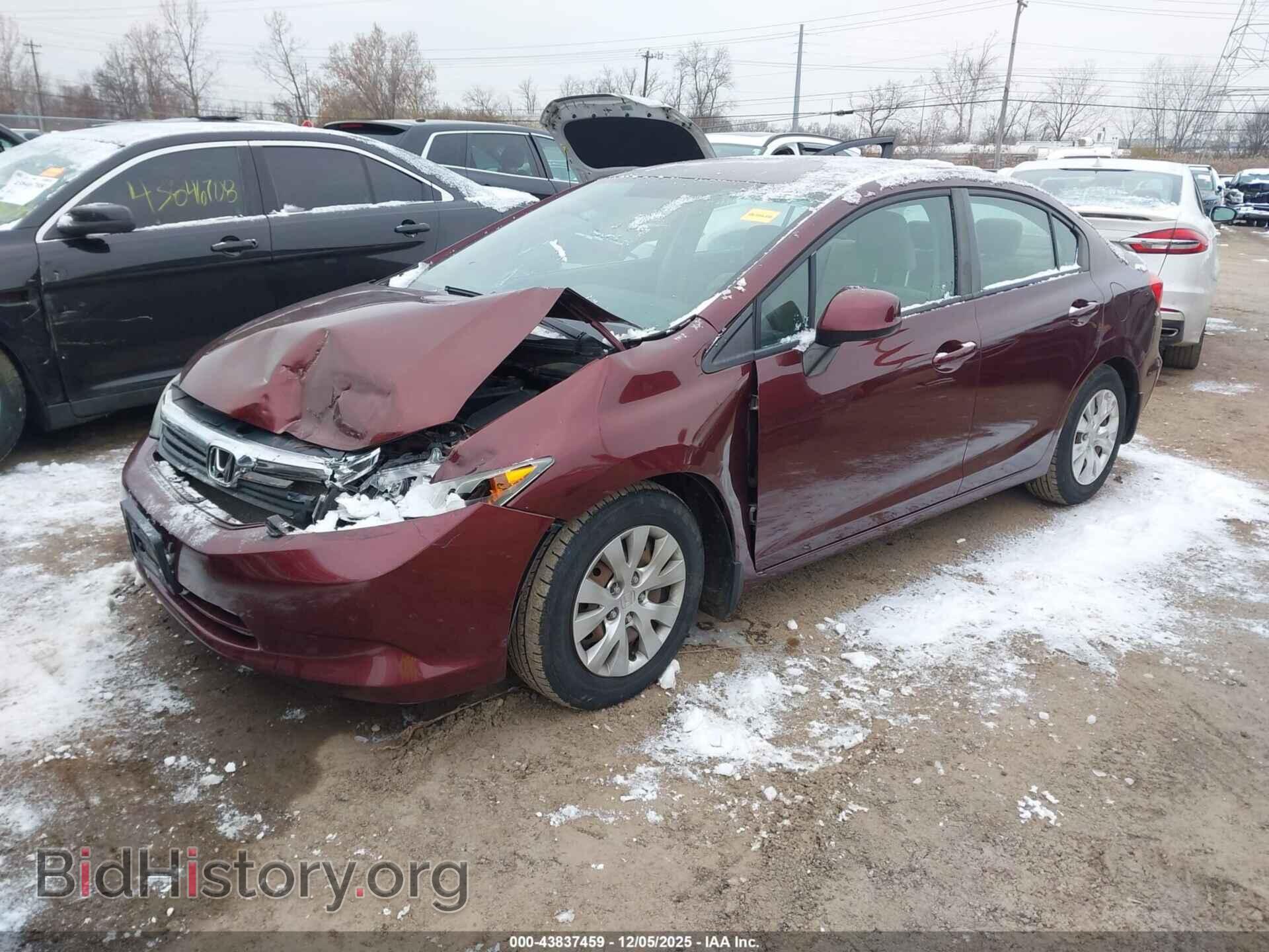 2012 HONDA CIVIC - VIN: 19XFB2F56CE051694 - Фото 2