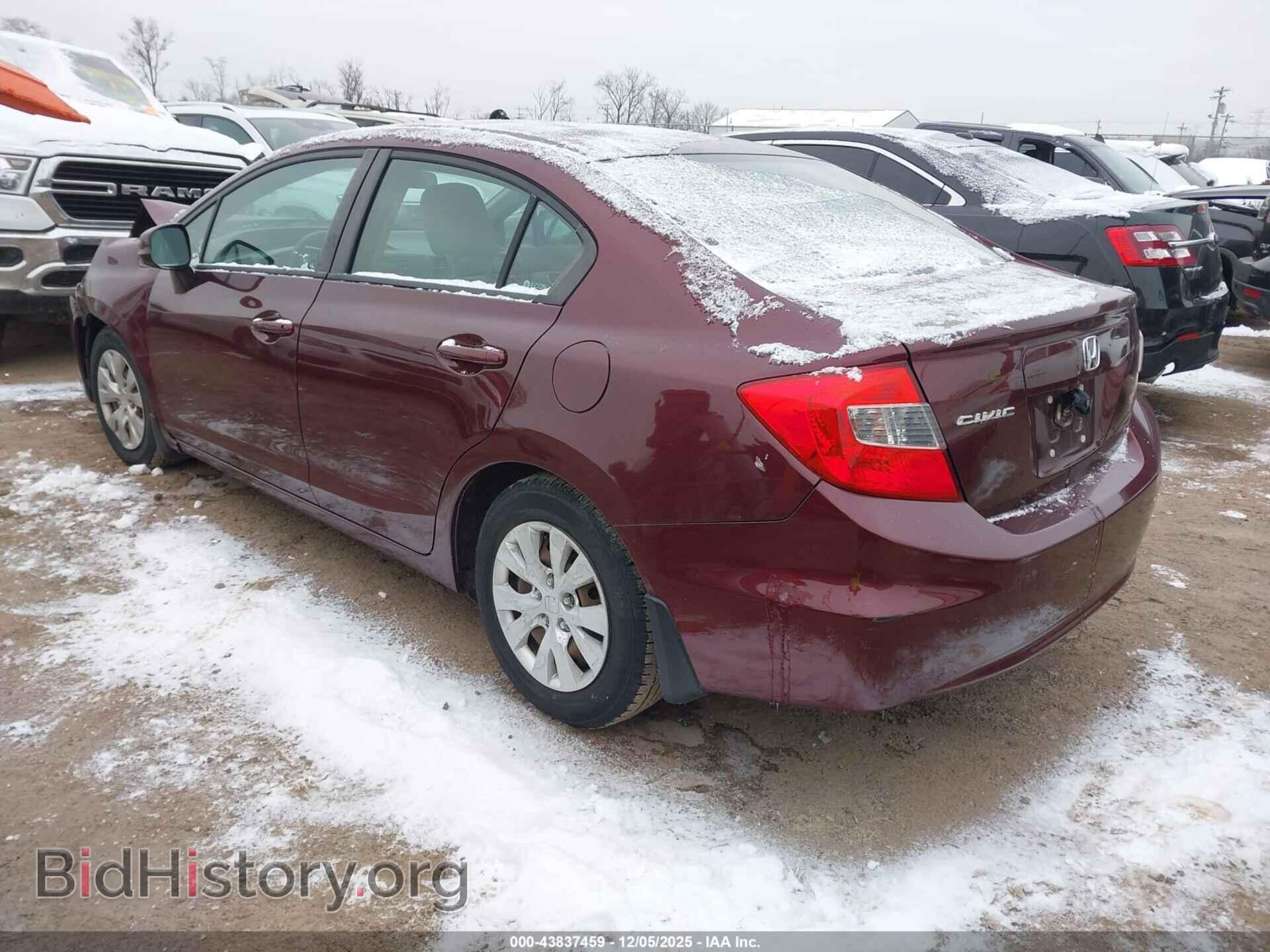 2012 HONDA CIVIC - VIN: 19XFB2F56CE051694 - Фото 3