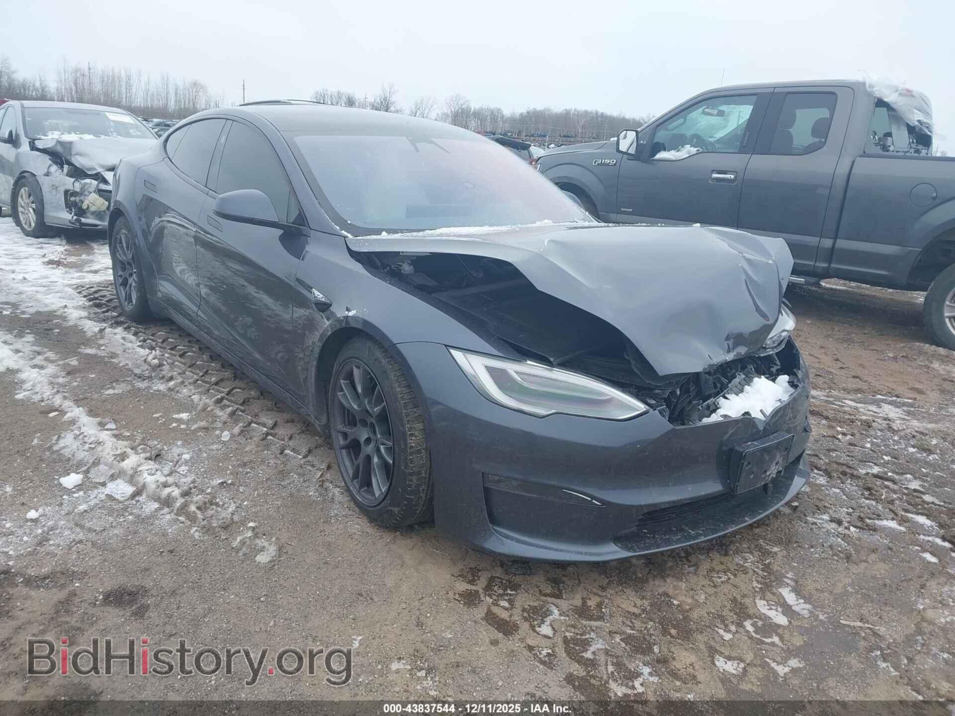Фотография 5YJSA1E51MF452496 - TESLA MODEL S 2021