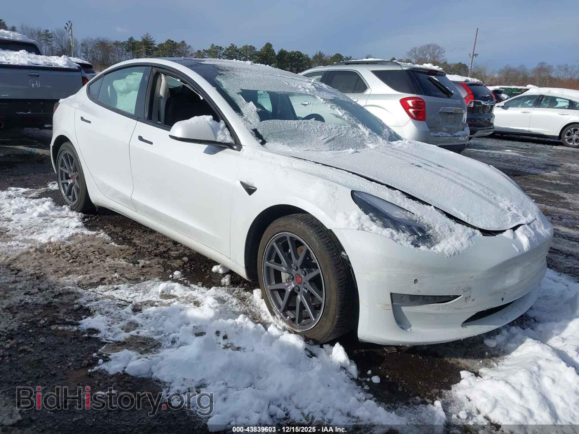 Photo 5YJ3E1EA7MF855078 - TESLA MODEL 3 2021