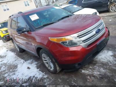 2014 Ford EXPLORER XLT, красный — VIN 1FM5K8D82EGC19390, IAAI
