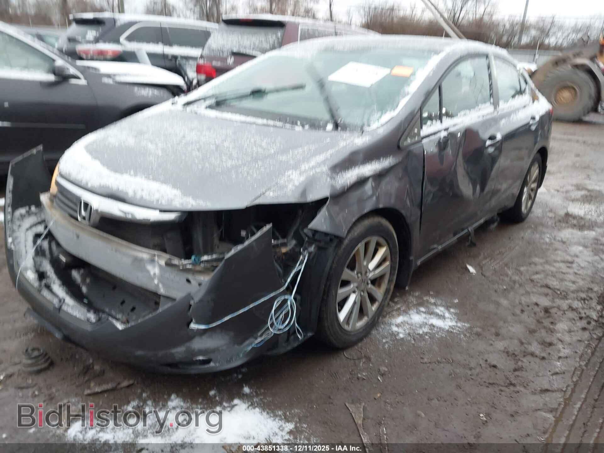 2012 HONDA CIVIC - VIN: 19XFB2F81CE308528 - Фото 2