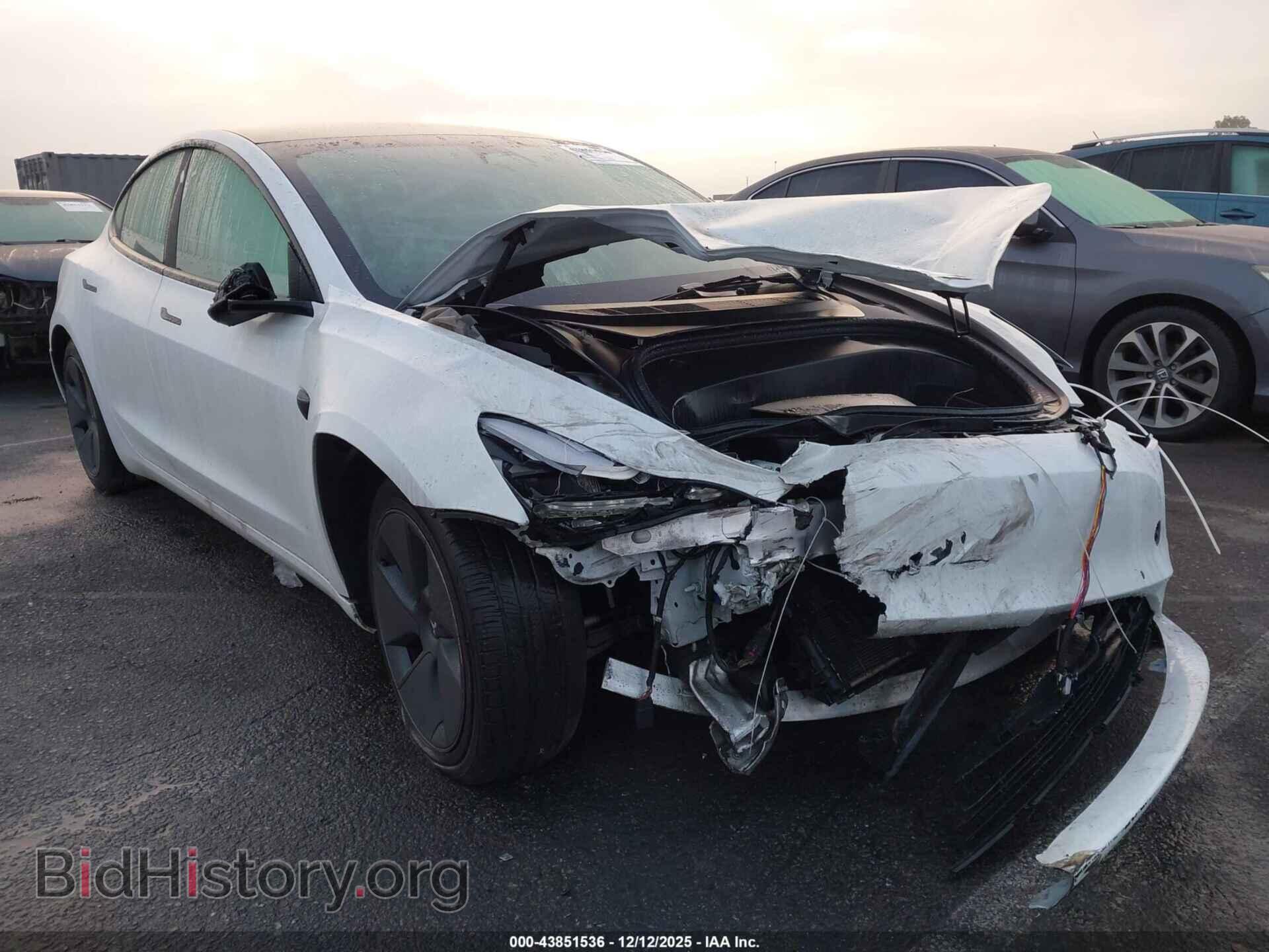 Photo 5YJ3E1EA7NF199370 - TESLA MODEL 3 2022