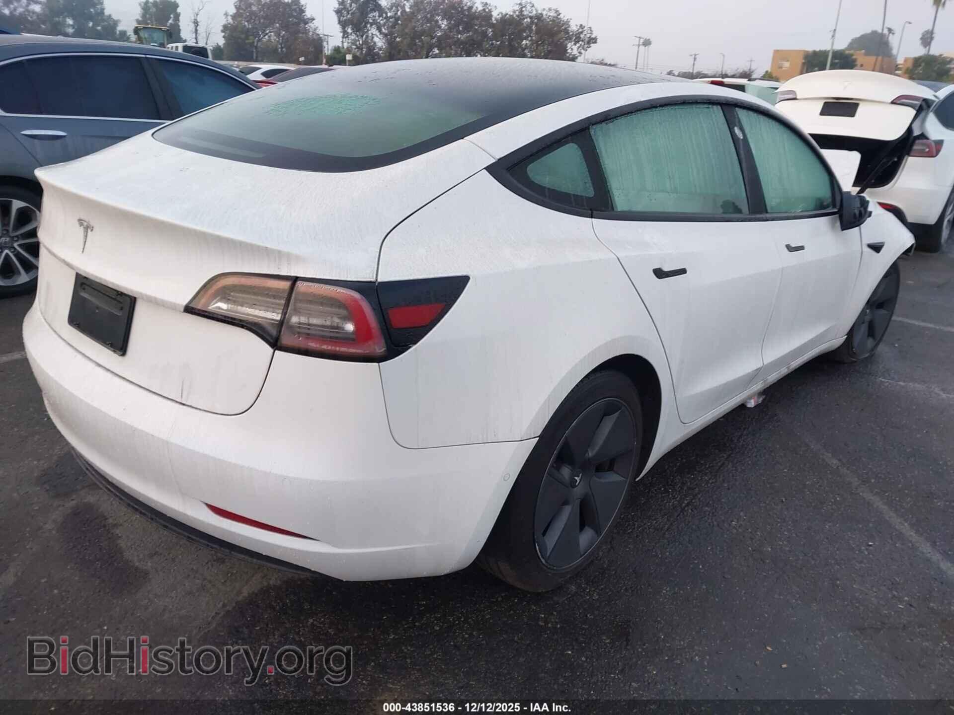 2022 TESLA MODEL 3 - VIN: 5YJ3E1EA7NF199370 - Photo 4