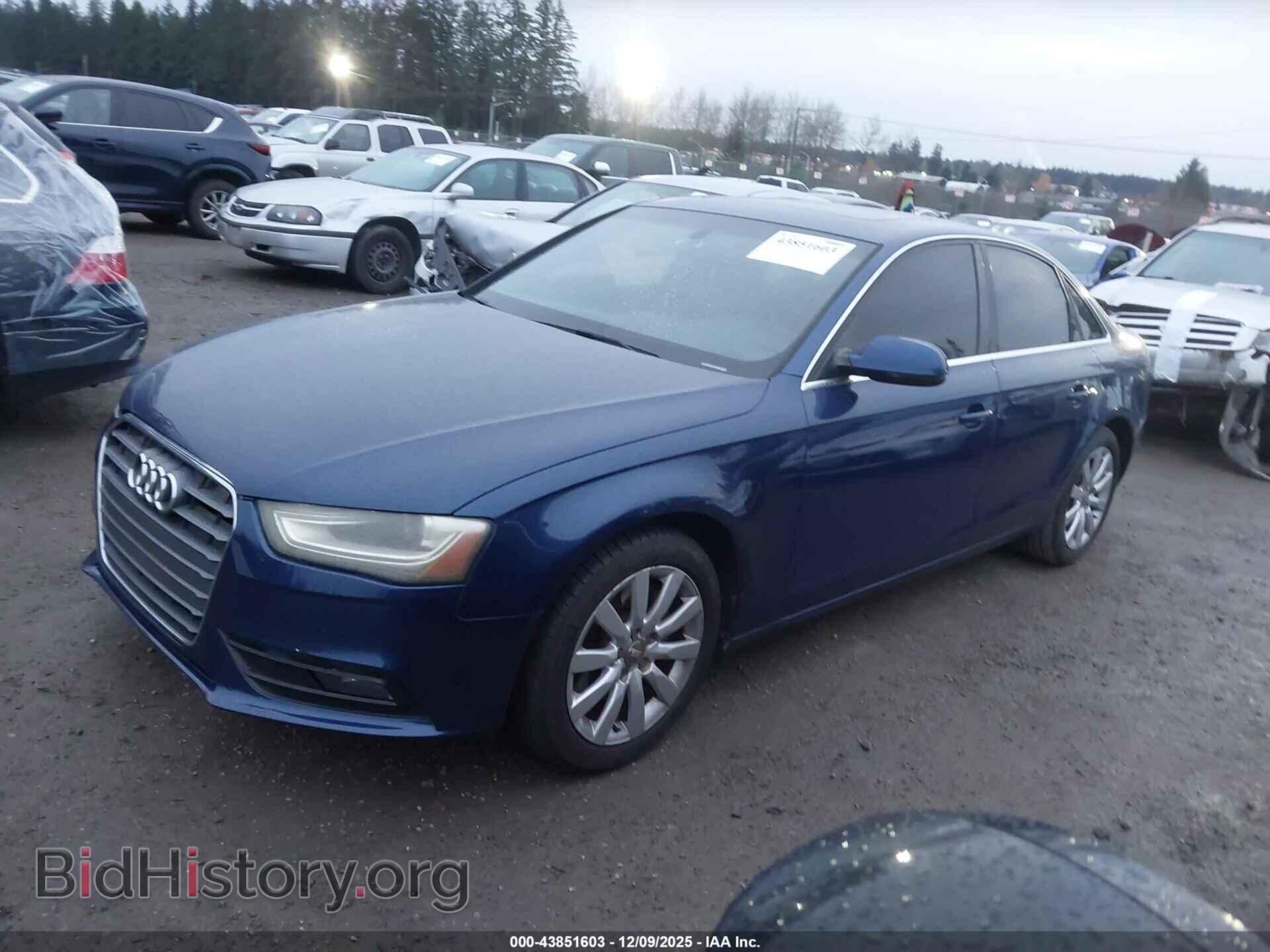 2013 AUDI A4 - VIN: WAUAFAFL5DN030224 - Photo 2