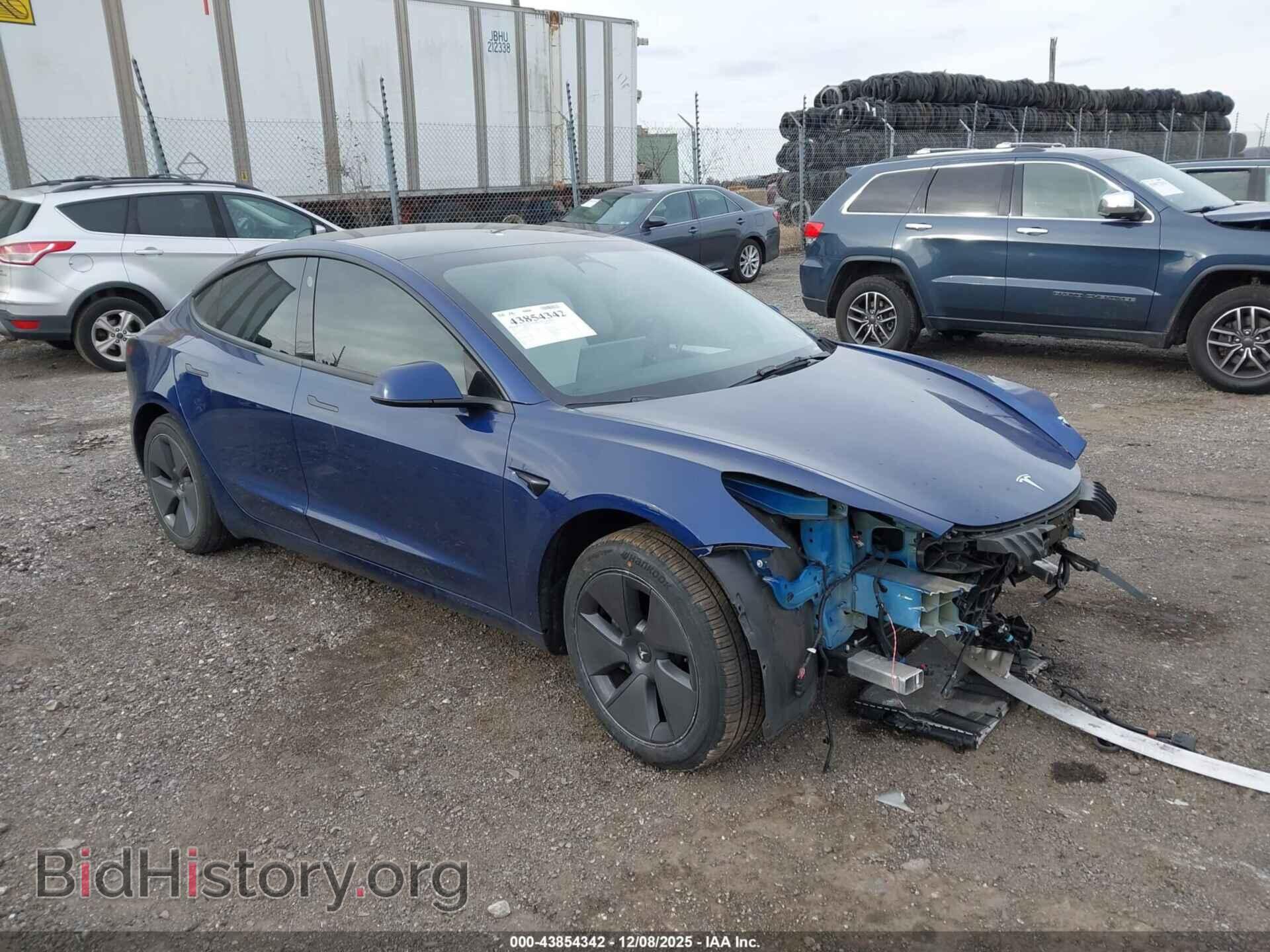 Photo 5YJ3E1EA8NF325381 - TESLA MODEL 3 2022