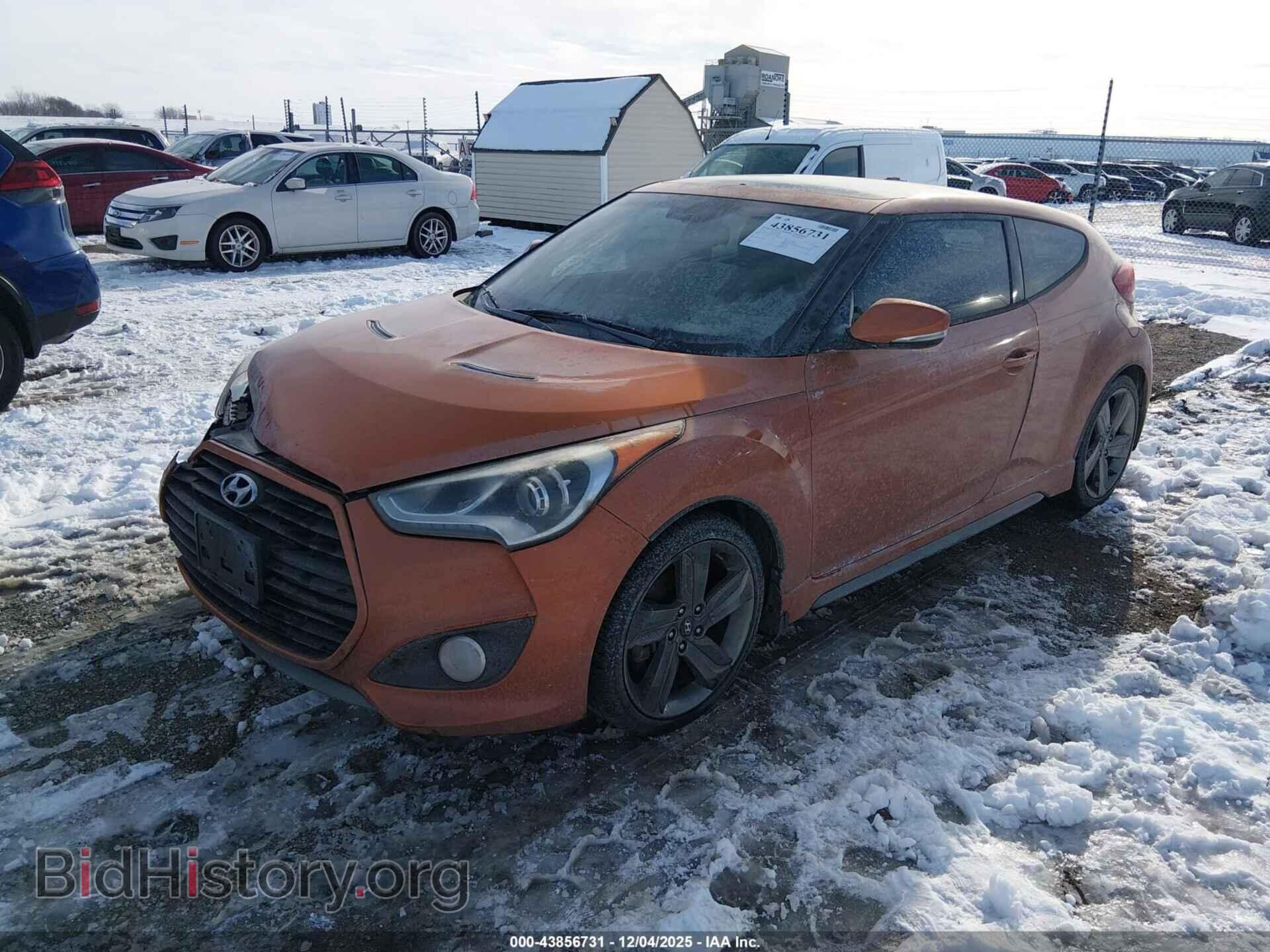 2014 HYUNDAI VELOSTER - VIN: KMHTC6AEXEU210442 - Фото 2