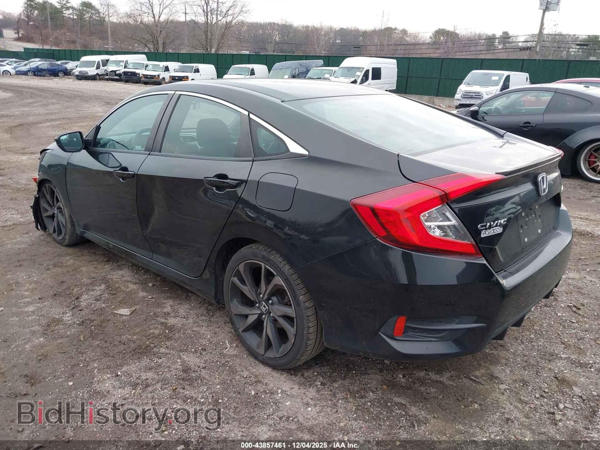2019 HONDA CIVIC - VIN: 2HGFC2F83KH514144 - Фото 3