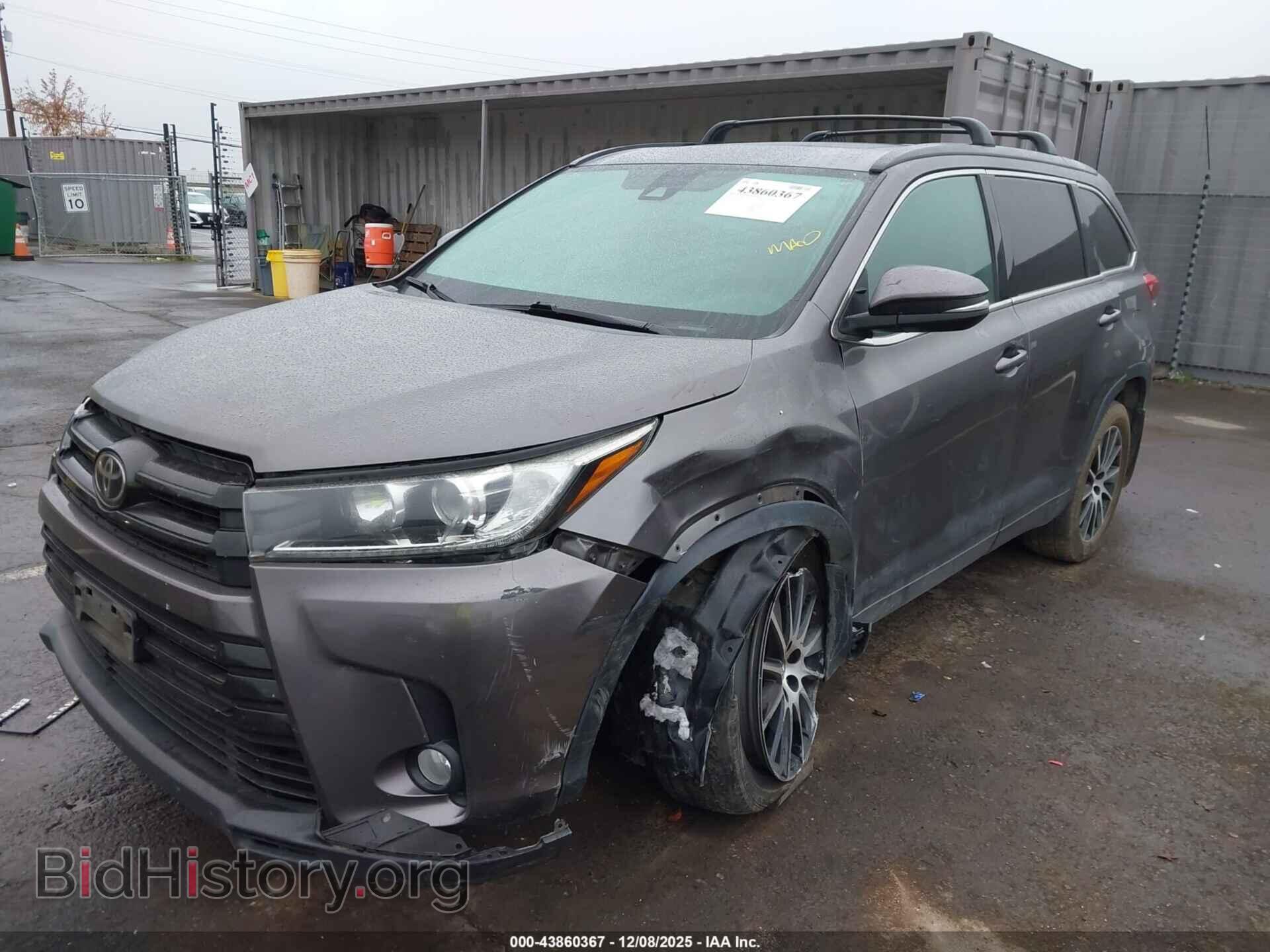 2018 TOYOTA HIGHLANDER - VIN: 5TDJZRFH7JS538821 - Фото 2