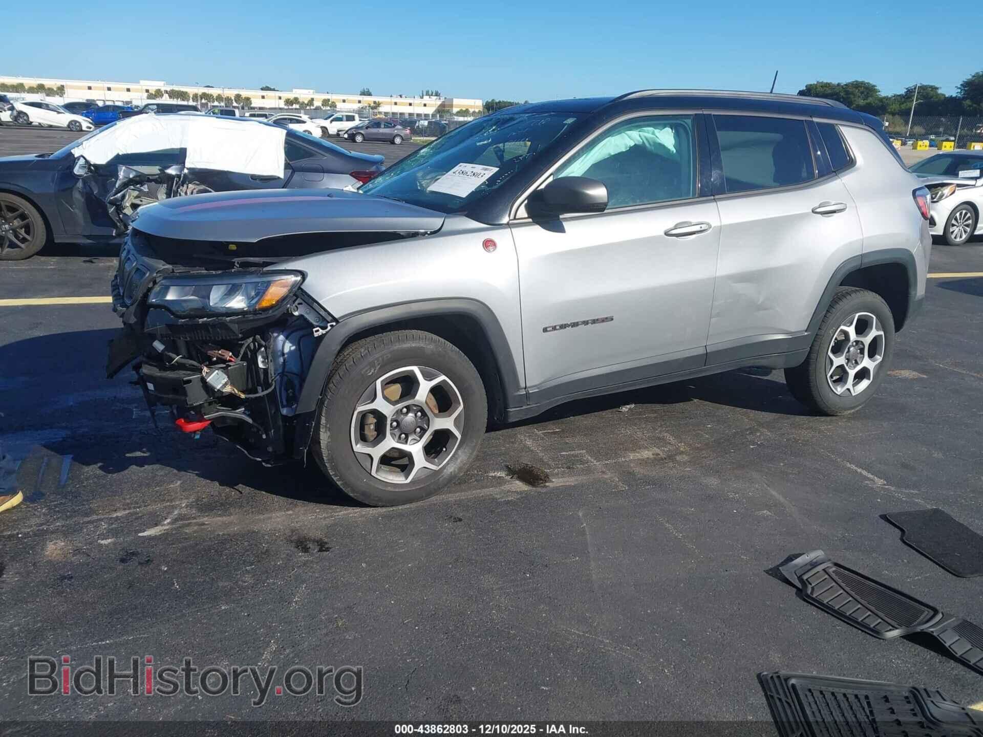 2022 JEEP COMPASS - VIN: 3C4NJDDB0NT105444 - Фото 2