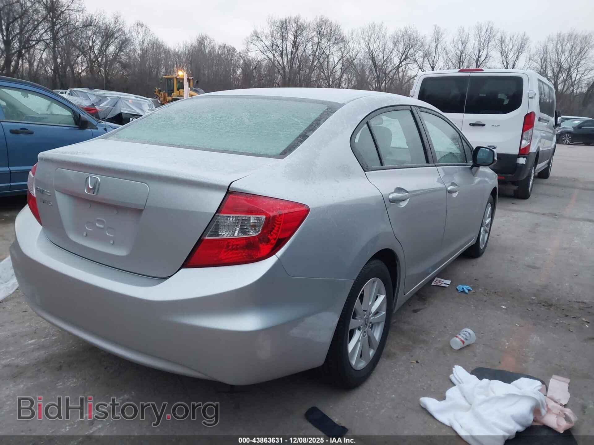 2012 HONDA CIVIC - VIN: 19XFB2F87CE002353 - Фото 4