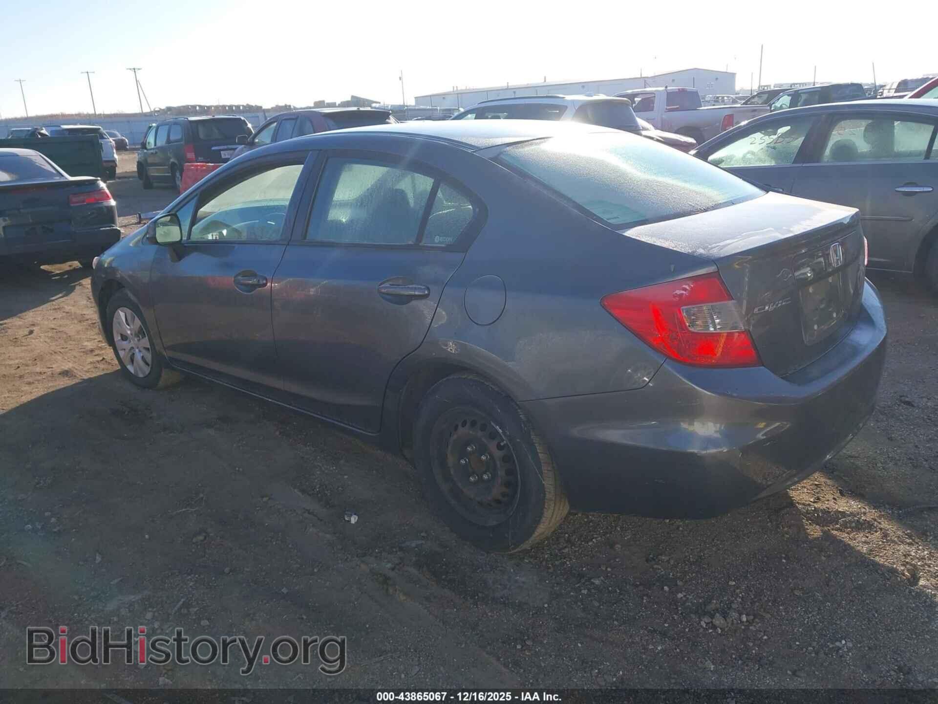 2012 HONDA CIVIC - VIN: 19XFB2F51CE001401 - Фото 3