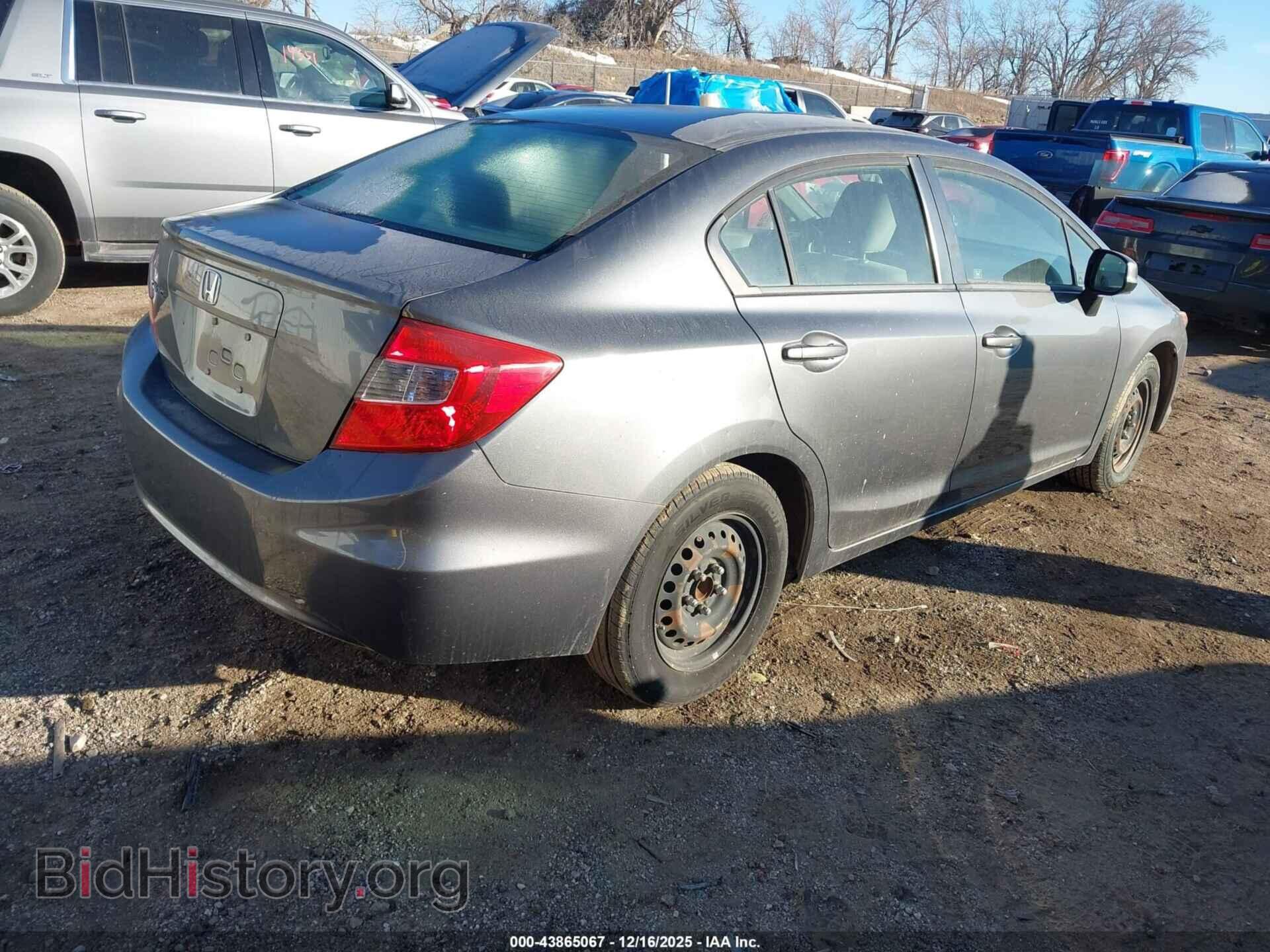 2012 HONDA CIVIC - VIN: 19XFB2F51CE001401 - Фото 4