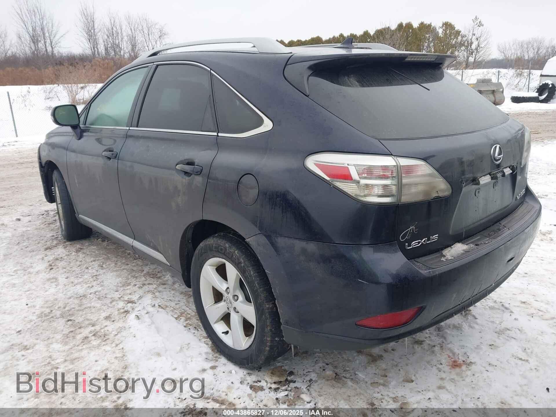 2010 LEXUS RX 350 - VIN: 2T2BK1BA7AC023728 - Фото 3
