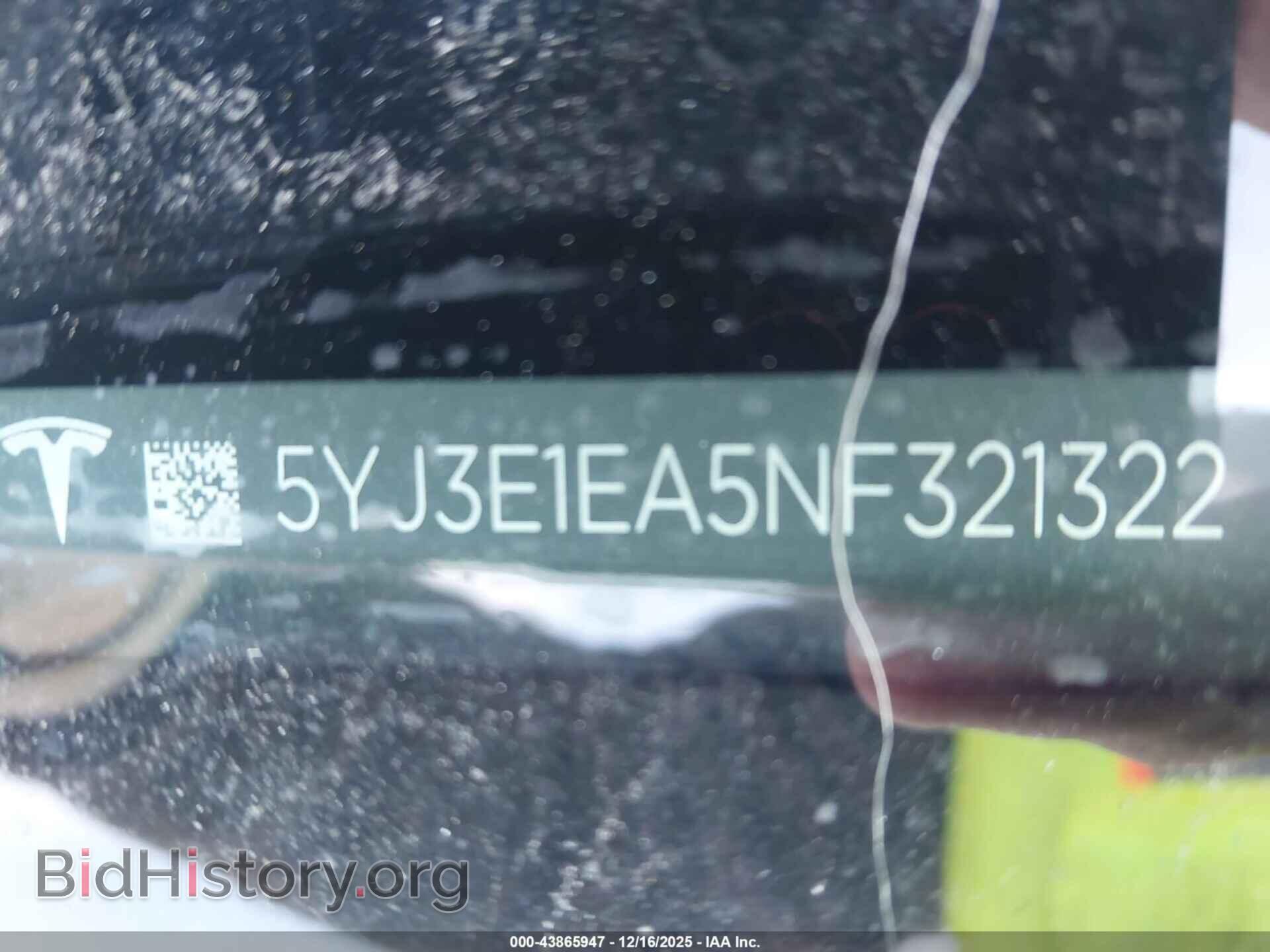 2022 TESLA MODEL 3 - VIN: 5YJ3E1EA5NF321322 - Фото 9