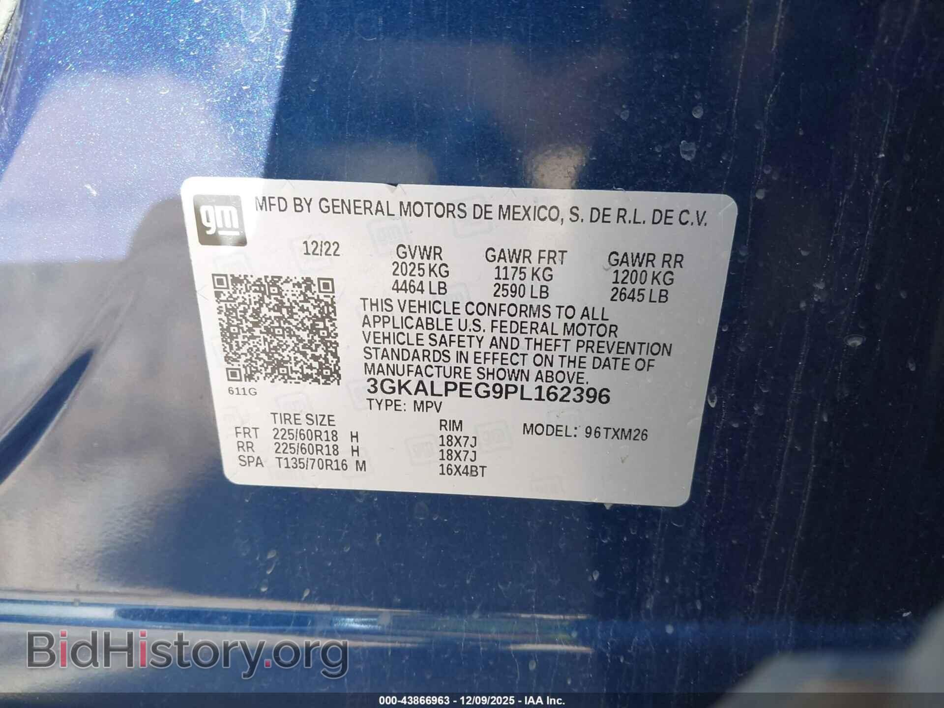 2023 GMC TERRAIN - VIN: 3GKALPEG9PL162396 - Фото 9