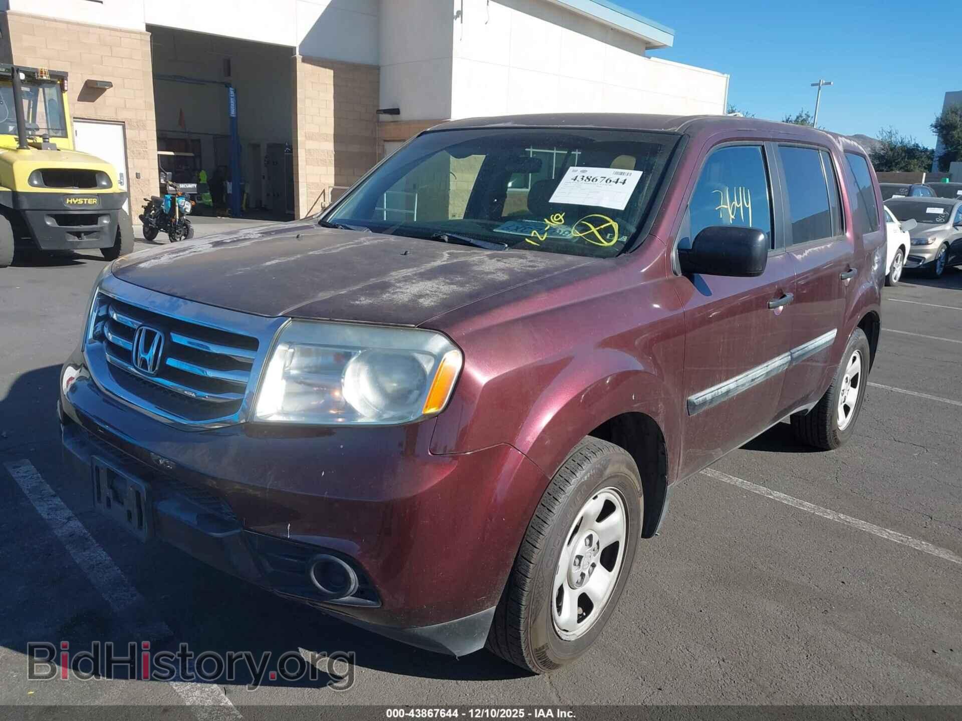 2012 HONDA PILOT - VIN: 5FNYF4H21CB068392 - Фото 2