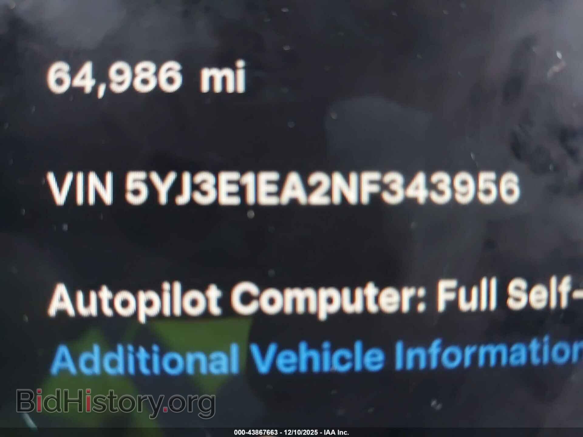 2022 TESLA MODEL 3 - VIN: 5YJ3E1EA2NF343956 - Photo 9