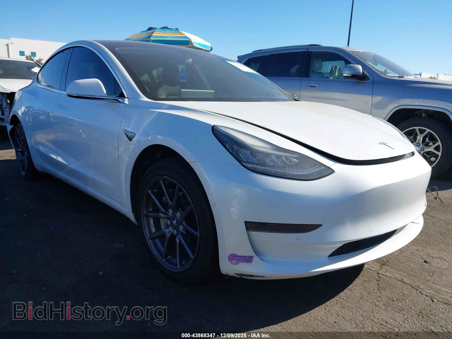 Photo 5YJ3E1EA2KF424757 - TESLA MODEL 3 2019