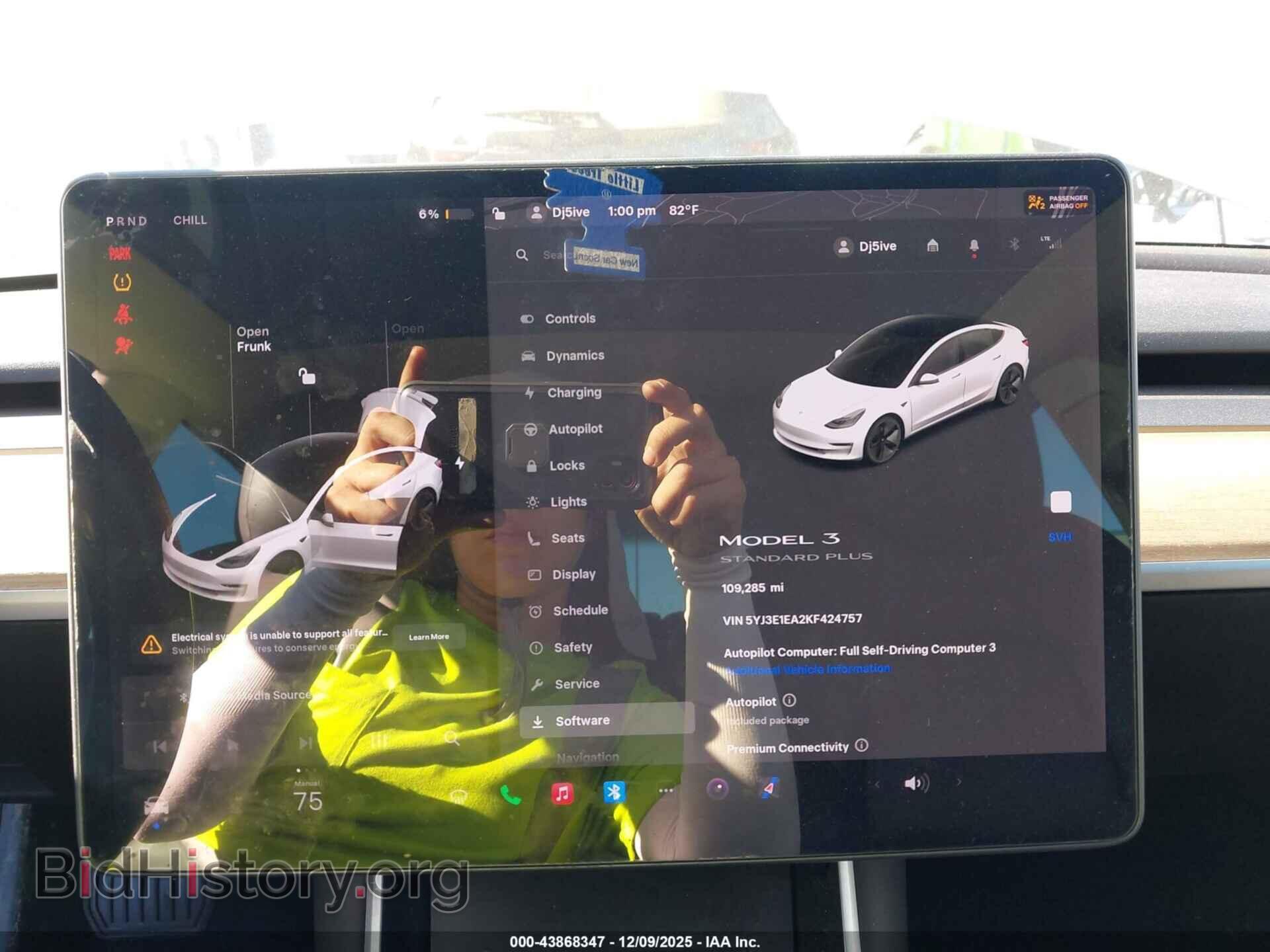 2019 TESLA MODEL 3 - VIN: 5YJ3E1EA2KF424757 - Фото 7