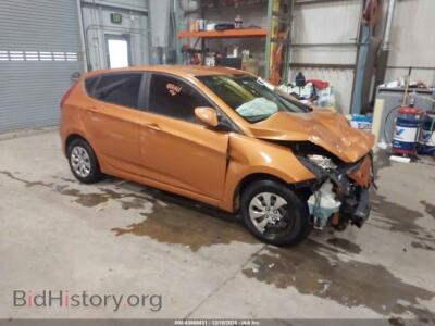 2017 Hyundai ACCENT SE, orange — VIN KMHCT5AE1HU302005, IAAI
